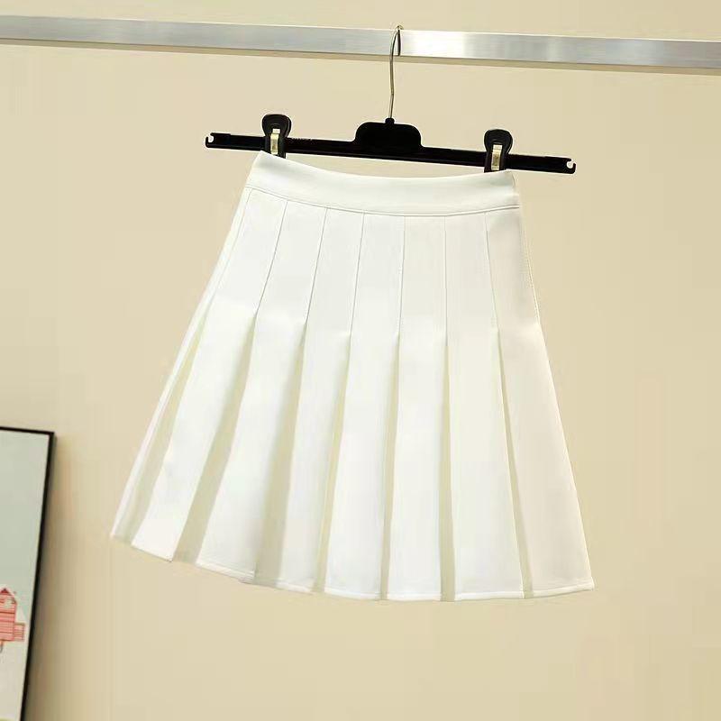 Плиссированная юбка, женская летняя юбка трапециевидной формы с высокой талией в студенческом стиле, универсальная короткая черная юбка XXXL белый
Плиссированная юбка, женская летняя юбка трапециевидной формы с высокой талией в студенческом стиле, универсальная короткая черная юбка XXXL белый