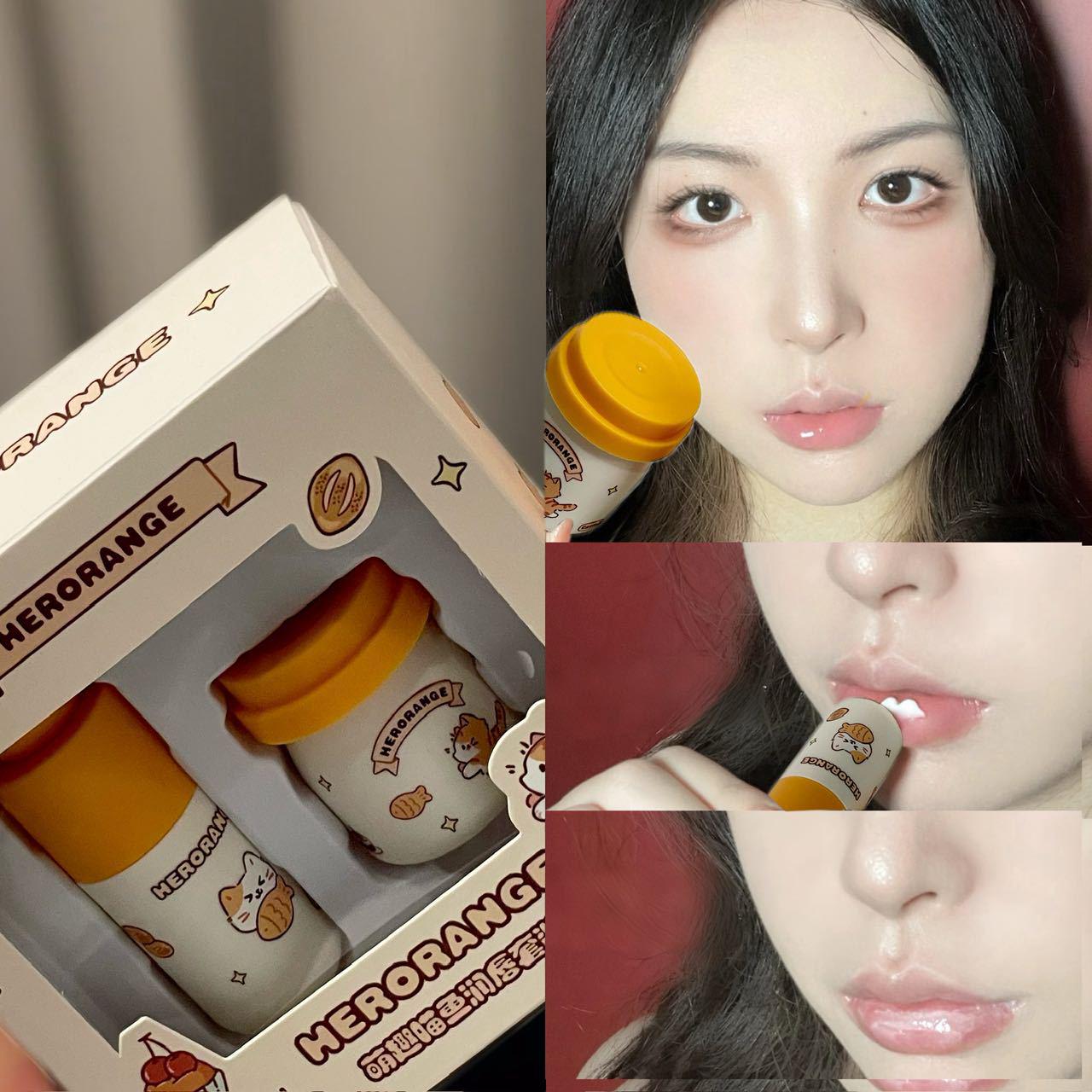 HERORANGE Meow Fish Lip Balm Set: Cute, Moisturizing, Non-Greasy, Perfect for Students. Lip Mask: 4g + Lip Cream: 2.5g
HERORANGE Meow Fish Lip Balm Set: Cute, Moisturizing, Non-Greasy, Perfect for Students. Lip Mask: 4g + Lip Cream: 2.5g