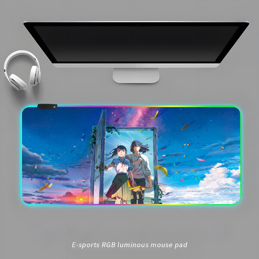 Ігровий килимок для миші Anime Suzume No Tojimari RGB Килимок для миші для ігор Настільний килимок HD для геймерів Великий світлодіодний XXL Килимки для миші RGB600x300x3mm
Ігровий килимок для миші Anime Suzume No Tojimari RGB Килимок для миші для ігор Настільний килимок HD для геймерів Великий світлодіодний XXL Килимки для миші RGB600x300x3mm