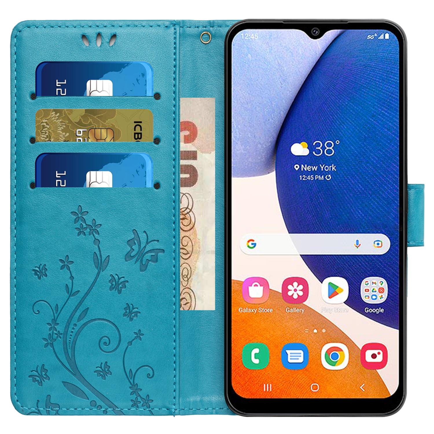 For Samsung Galaxy A35 5G Leather Case Wallet Phone Cover with Butterfly Pattern Baby Blue
For Samsung Galaxy A35 5G Leather Case Wallet Phone Cover with Butterfly Pattern Baby Blue