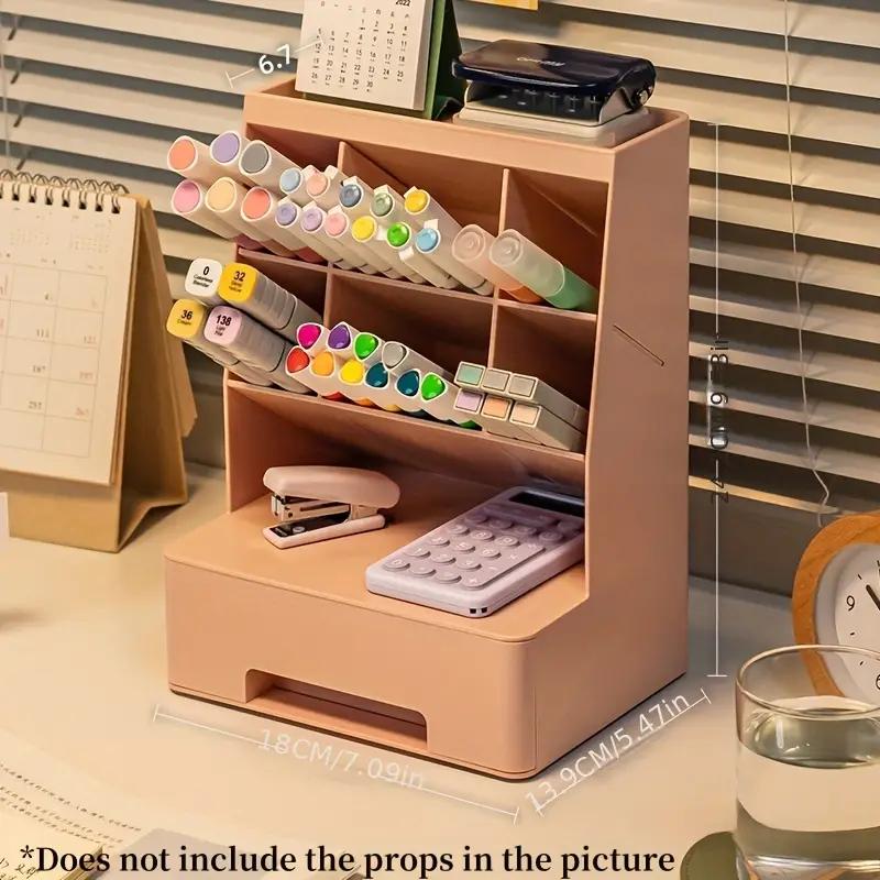 Oblique Insertion Desk Pencil Holder Large Capacity Multifunctional Organizer Accessories Pen Office Storage School Supplies рожевий
Oblique Insertion Desk Pencil Holder Large Capacity Multifunctional Organizer Accessories Pen Office Storage School Supplies рожевий