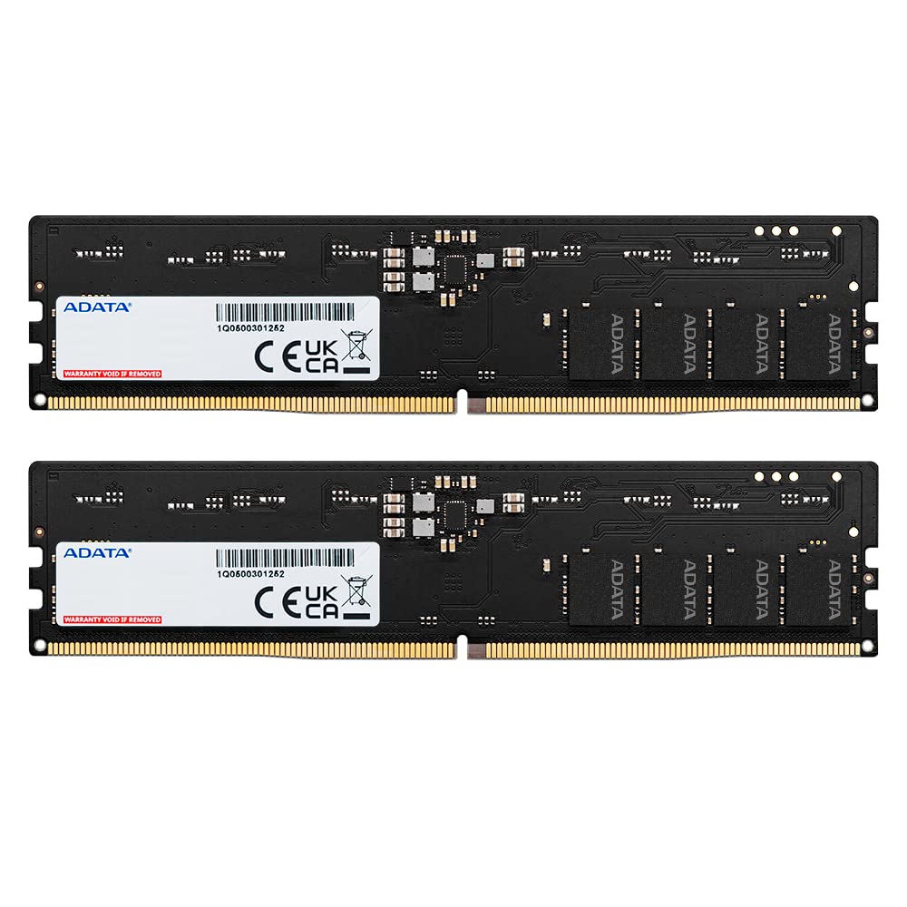 ADATA Desktop PC Memory DDR5 Compatible 8GB 2 Pieces 288pin DDR5 PC5-44800 (DDR5-5600MHz) U-DIMM 1.1V AD5U56008G-DT-EC
ADATA Desktop PC Memory DDR5 Compatible 8GB 2 Pieces 288pin DDR5 PC5-44800 (DDR5-5600MHz) U-DIMM 1.1V AD5U56008G-DT-EC