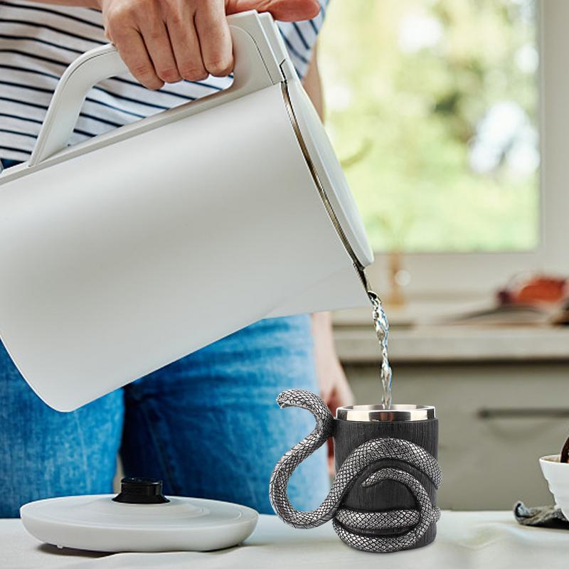 Snake Coffee Cup 600ml Double Wall Beer Cup Cappuccino Cup Creative Tea Mugs For Hot Beverage Cappuccino Tea Latte Wine
Snake Coffee Cup 600ml Double Wall Beer Cup Cappuccino Cup Creative Tea Mugs For Hot Beverage Cappuccino Tea Latte Wine