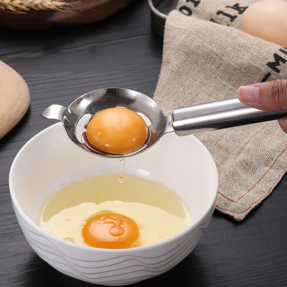 Hangable Stainless Steel Egg Separator Extended Lug Design Yolk Strainer Home Yolk Filter
Hangable Stainless Steel Egg Separator Extended Lug Design Yolk Strainer Home Yolk Filter