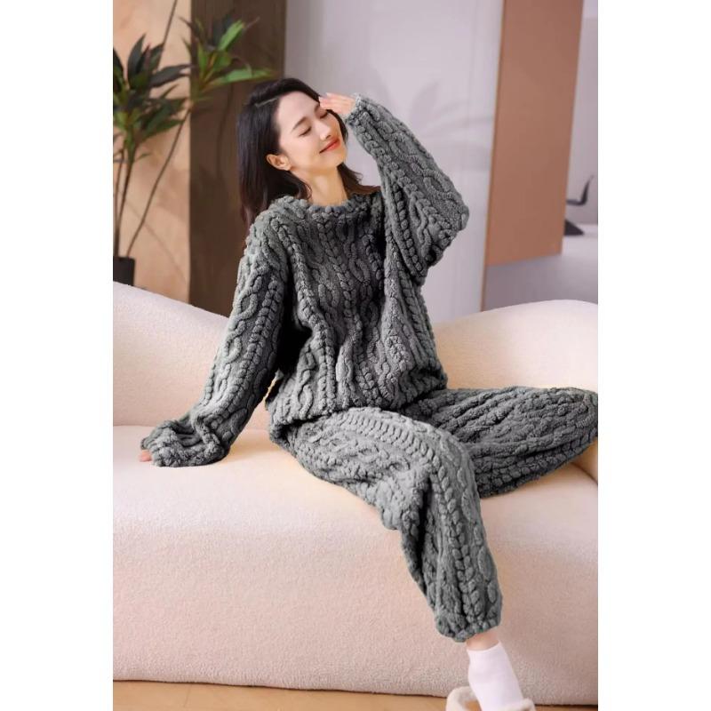 Піжама Жіноча Зимова Тепла Шу Бавовняний Велюр Жіночий Костюм Для Дому З Зовнішнім Утеплювачем Потовщений Домашній Одяг Жіночий З Довгим Рукавом Смугастий Одяг Для Сну One size сірий
Піжама Жіноча Зимова Тепла Шу Бавовняний Велюр Жіночий Костюм Для Дому З Зовнішнім Утеплювачем Потовщений Домашній Одяг Жіночий З Довгим Рукавом Смугастий Одяг Для Сну One size сірий