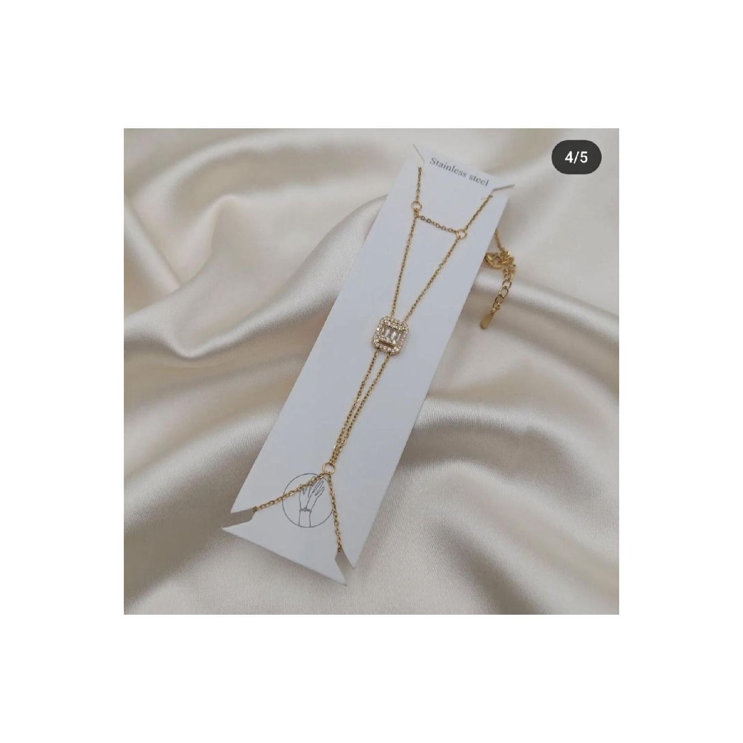 Браслет Шахмаран из стали золотого цвета 1 золотой
Браслет Шахмаран из стали золотого цвета 1 золотой