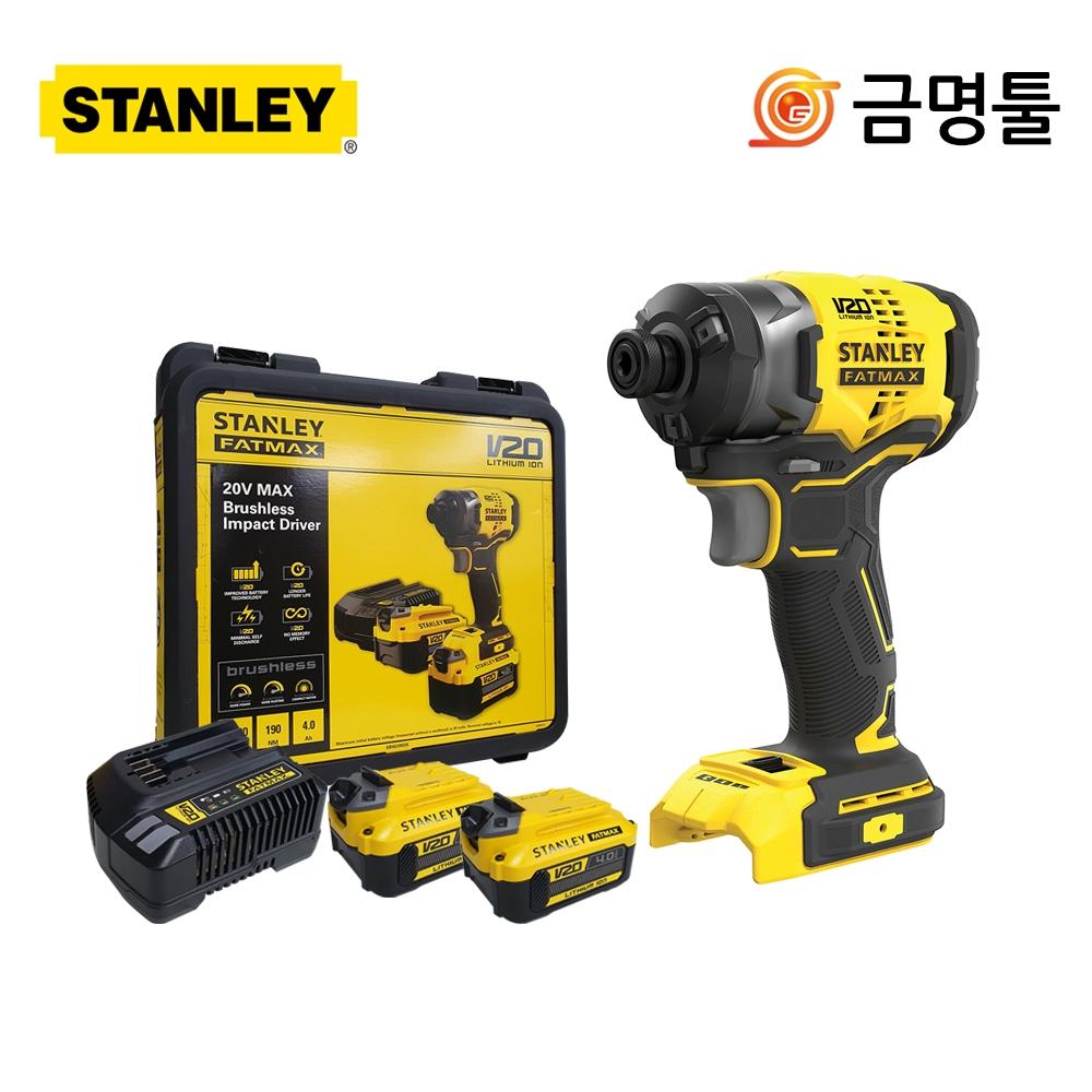 Stanley SBI820M2K Зарядный ударный драйвер 20 В 4,0 Ач, 2 шт., BL-двигатель, 3-скоростной корпус управления
Stanley SBI820M2K Зарядный ударный драйвер 20 В 4,0 Ач, 2 шт., BL-двигатель, 3-скоростной корпус управления