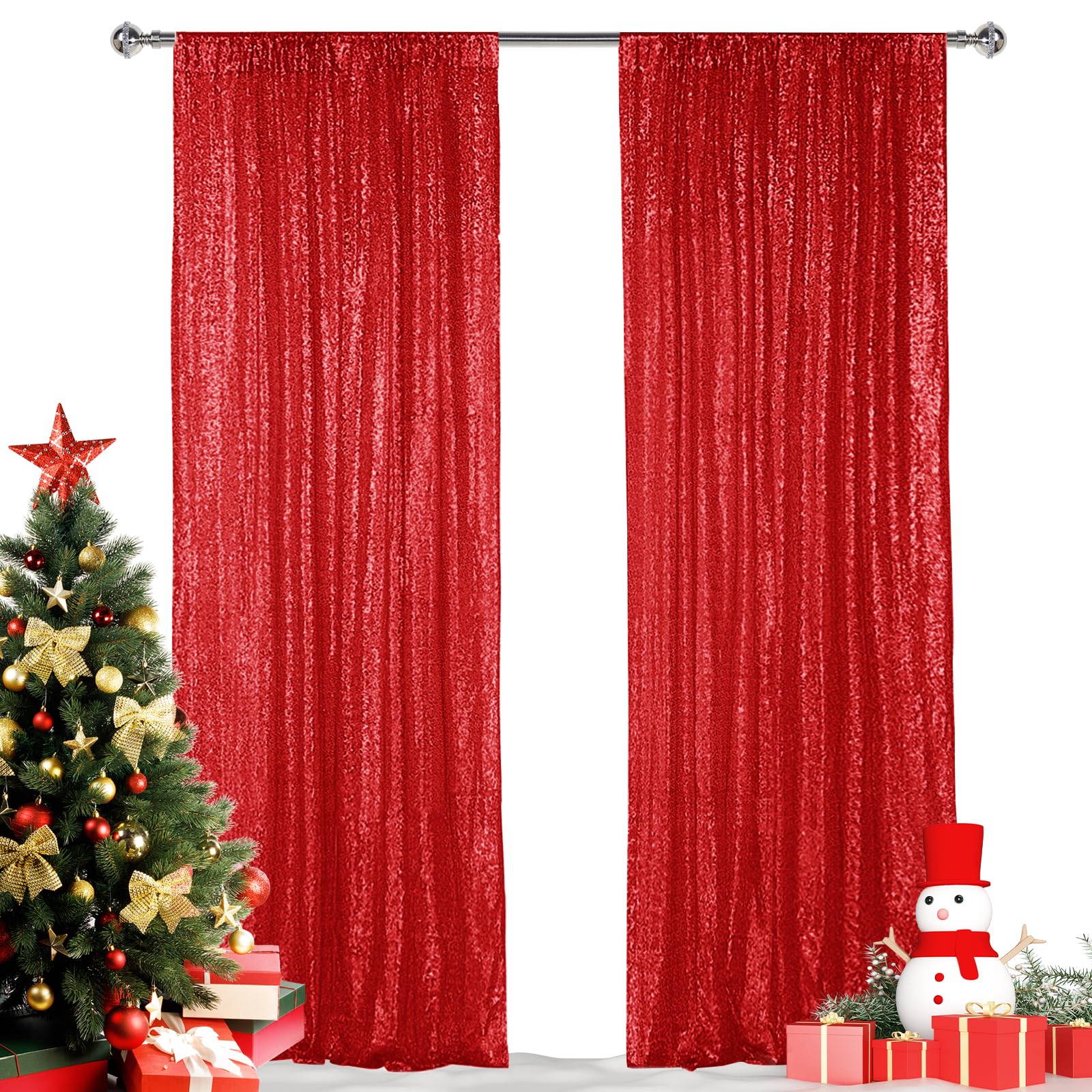 Gold Sequin Backdrop Curtains Panels, Photography Backdrop Glitter Curtains Fabric Background for Christmas Wedding Party Decor W60xH240cm
Gold Sequin Backdrop Curtains Panels, Photography Backdrop Glitter Curtains Fabric Background for Christmas Wedding Party Decor W60xH240cm
