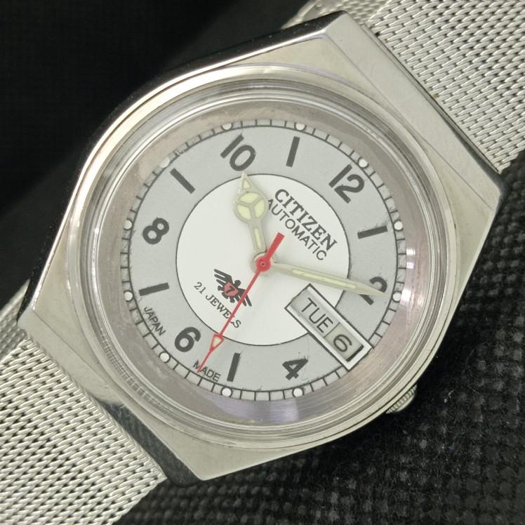 USED VINTAGE CITIZEN AUTOMATIC 8200 JAPAN MENS D/D GREY WATCH 608k-a317259-2 SKU608k-a317259
USED VINTAGE CITIZEN AUTOMATIC 8200 JAPAN MENS D/D GREY WATCH 608k-a317259-2 SKU608k-a317259