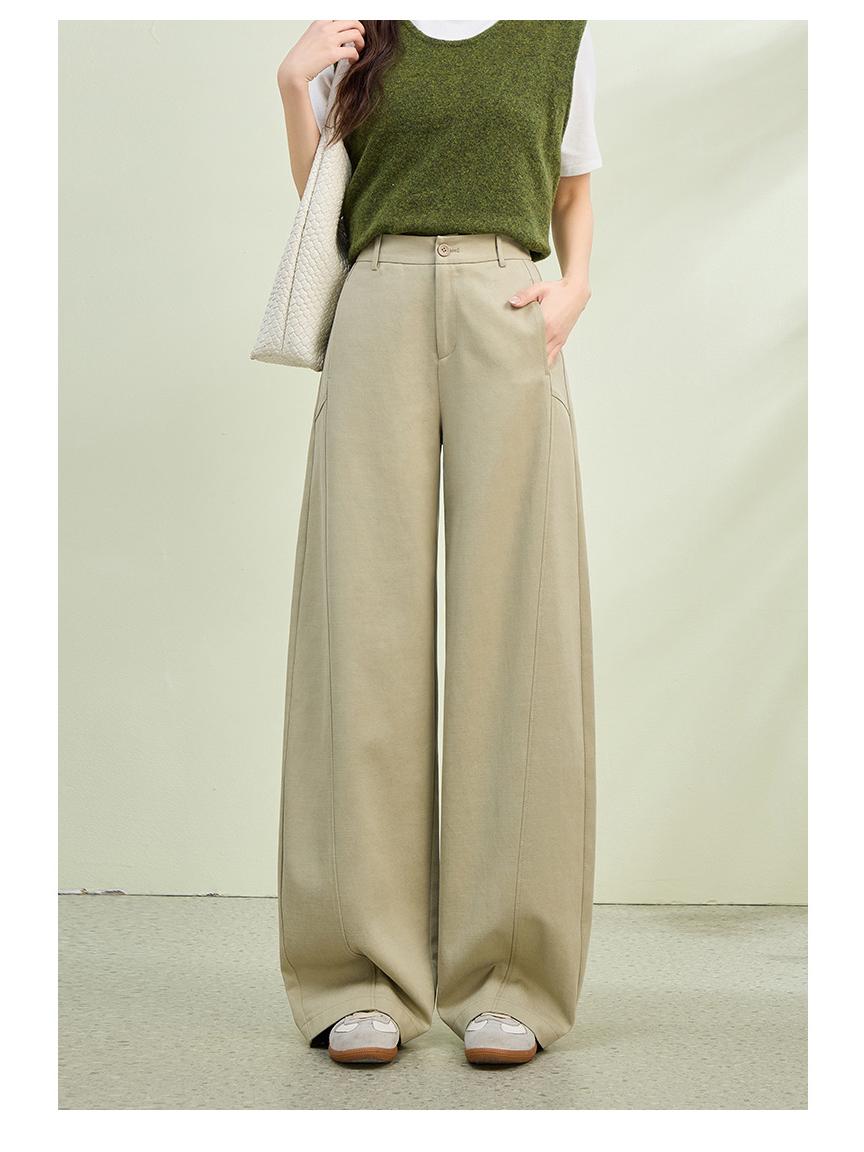 2026 Spring American-Style Yellow High-Waisted Seamless Wide-Leg Slimming Pants 30 хакі
2026 Spring American-Style Yellow High-Waisted Seamless Wide-Leg Slimming Pants 30 хакі