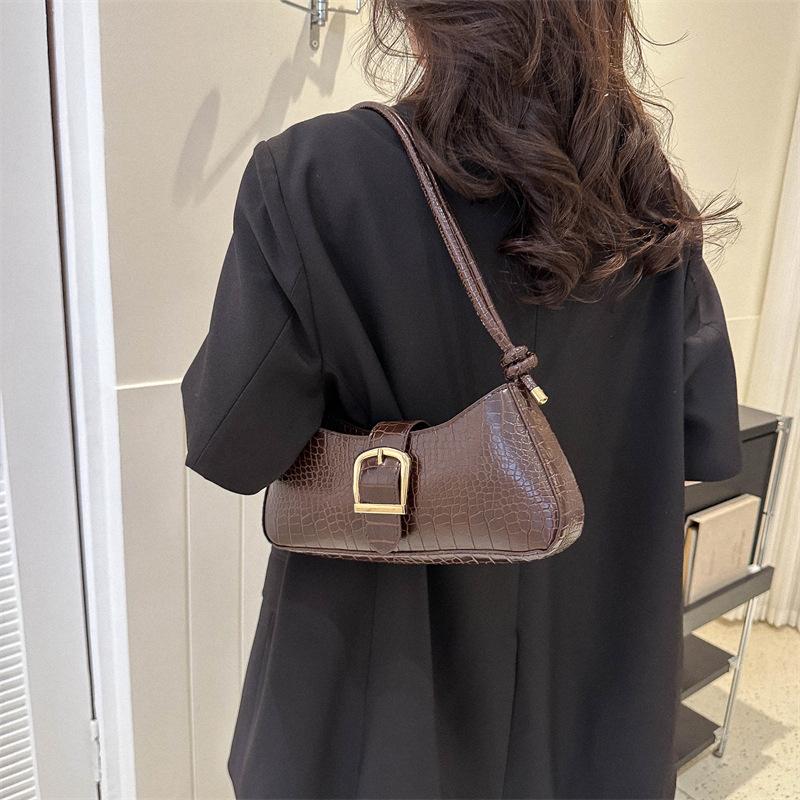 2026 Trendy White French Texture Underarm Handbag for Women - Solid Color Baguette Style кофейный
2026 Trendy White French Texture Underarm Handbag for Women - Solid Color Baguette Style кофейный