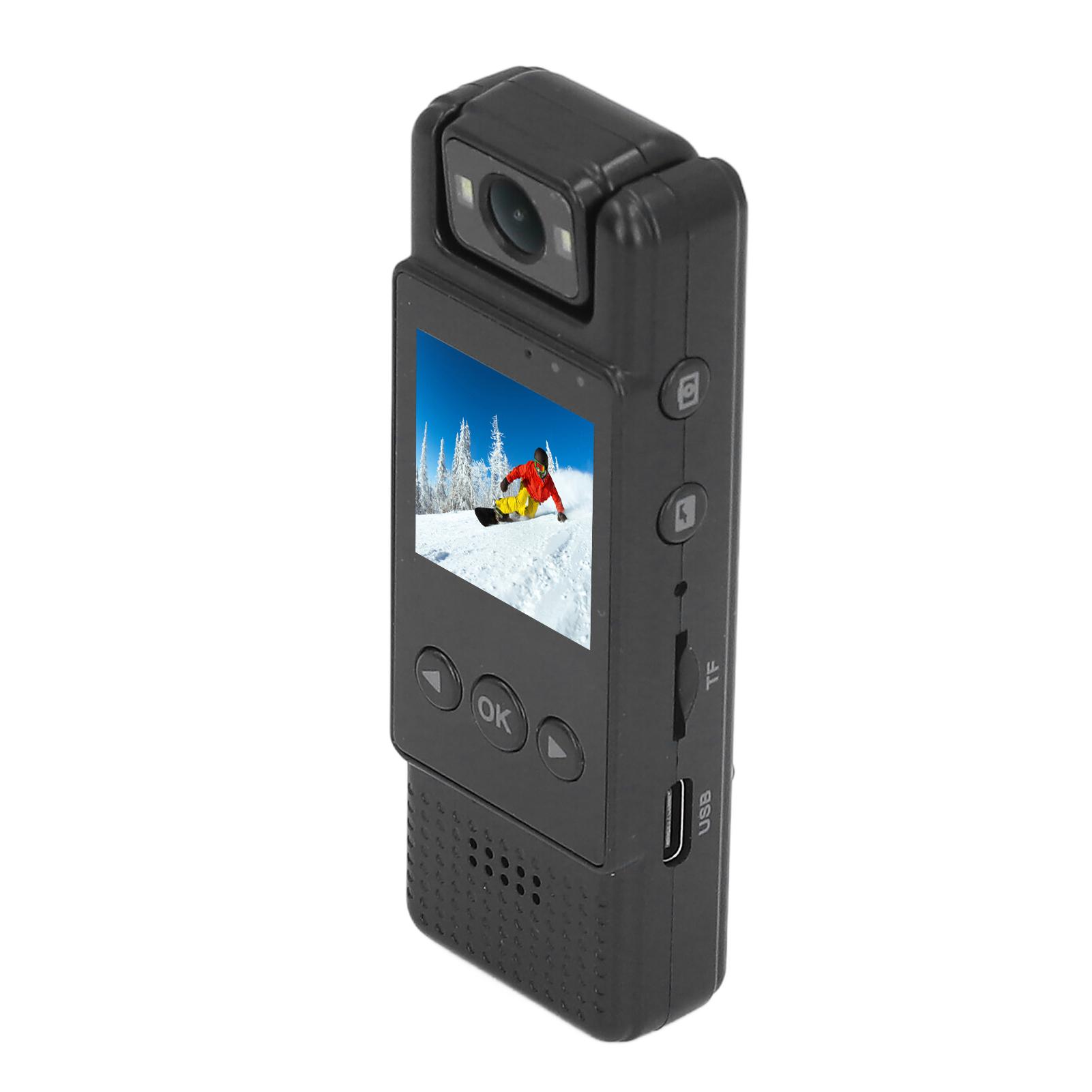 1080P Body WiFi Camera 180 Degree Rotating HD Recording Wrable Video Recording with WiFi Hotspot Motion Detection for Law Enforcement
1080P Body WiFi Camera 180 Degree Rotating HD Recording Wrable Video Recording with WiFi Hotspot Motion Detection for Law Enforcement