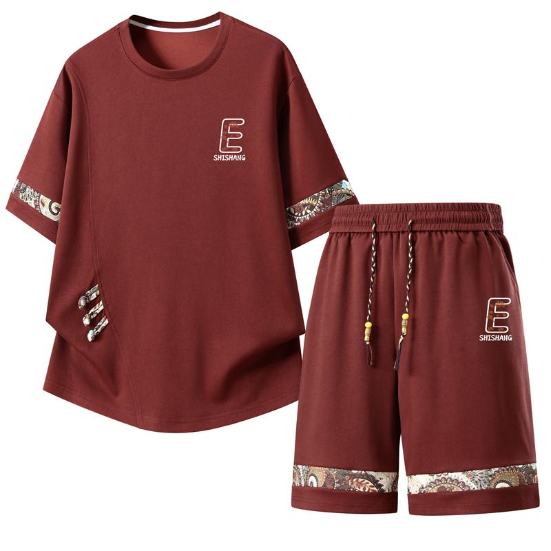 Men s Plus Size Ethnic Paisley 2-Piece Set – Loose Fit T-Shirt & Shorts Casual Outfit (4XL-10XL) 10XL(155kg-170kg) вина червоного кольору
Men s Plus Size Ethnic Paisley 2-Piece Set – Loose Fit T-Shirt & Shorts Casual Outfit (4XL-10XL) 10XL(155kg-170kg) вина червоного кольору