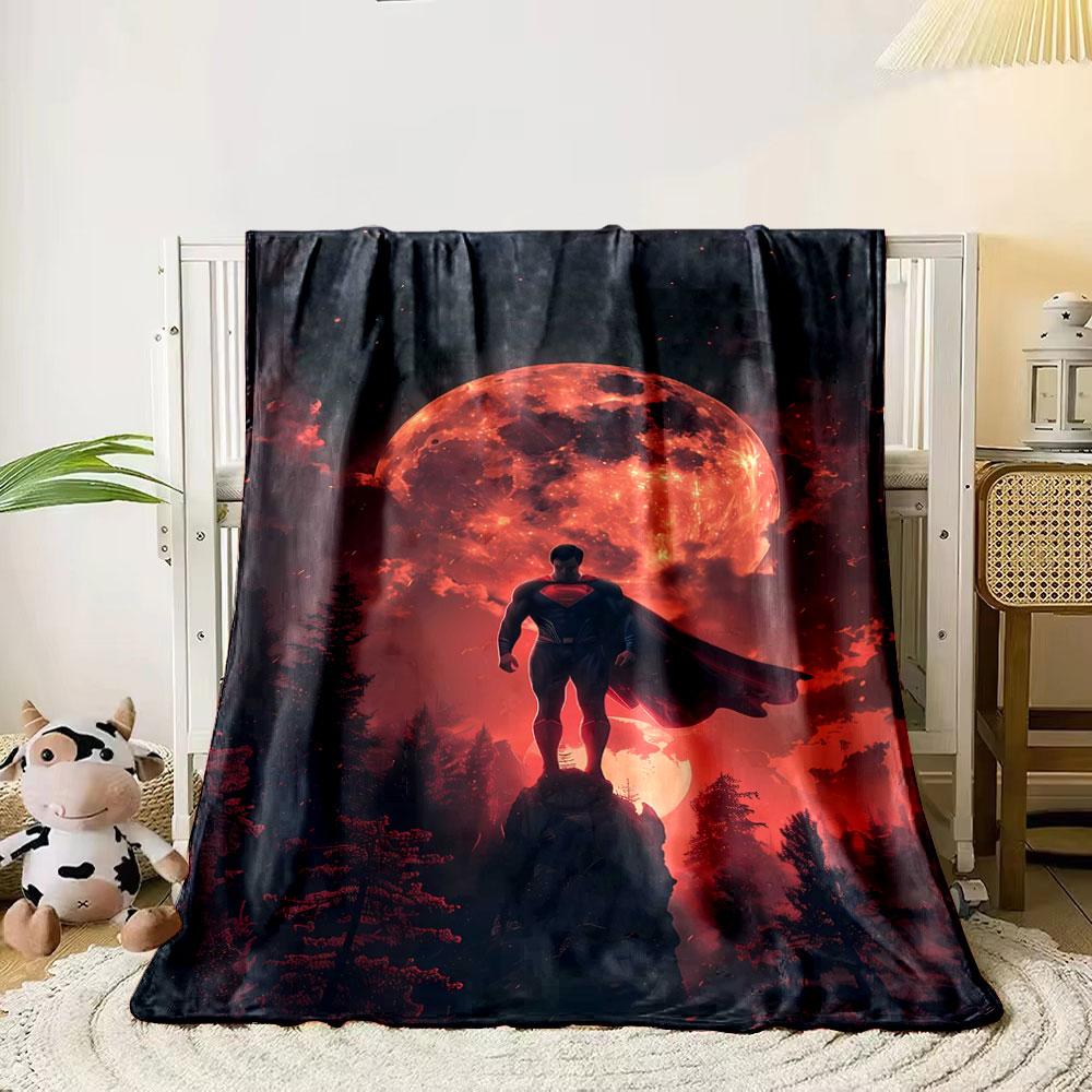 Silhouetted hero stands on a rock with glowing red moon and trees. for all seasons blanket lunch break throw gift 80cm x 120cm
Silhouetted hero stands on a rock with glowing red moon and trees. for all seasons blanket lunch break throw gift 80cm x 120cm