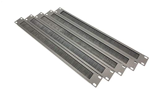 Metal Master - 5 Pack 1U Brush Cable Manager Horizontal Rack Mount Cable Management Panel for 19 Inch Server Rack or Network Cabinet (5-Pack) Made in
Metal Master - 5 Pack 1U Brush Cable Manager Horizontal Rack Mount Cable Management Panel for 19 Inch Server Rack or Network Cabinet (5-Pack) Made in