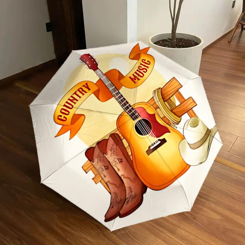 Country Music Festival Gift Set: Cowboy Boots, Guitar, Hat, Rope, and Automatic Opening/Closing Umbrella with Foldable Design for Outdoor Us
Country Music Festival Gift Set: Cowboy Boots, Guitar, Hat, Rope, and Automatic Opening/Closing Umbrella with Foldable Design for Outdoor Us