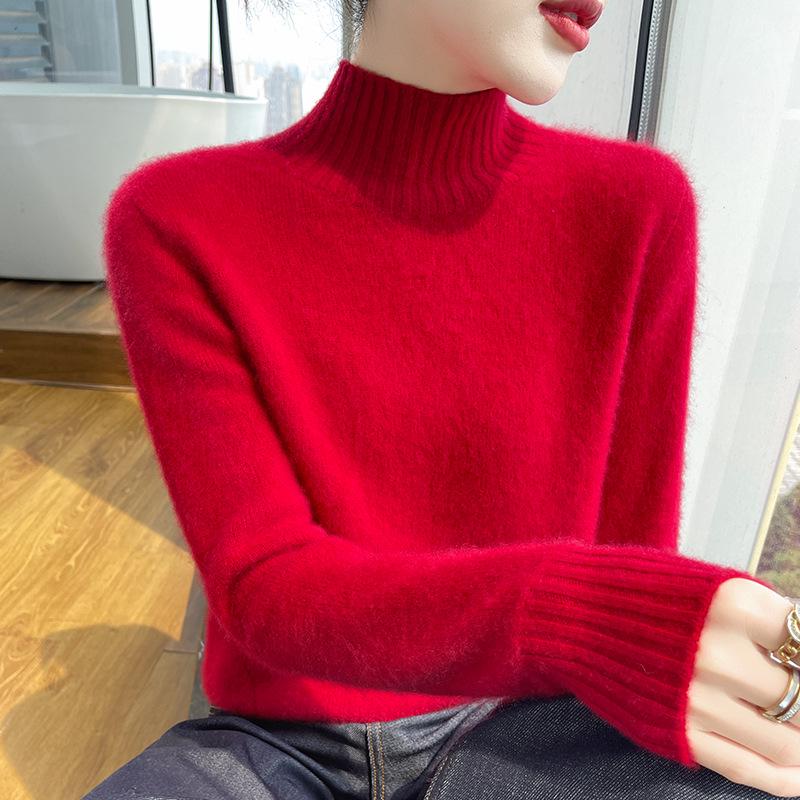 Женский приталенный кардиган из шерстяного трикотажа - Плотный, с полувысоким воротником, теплый и универсальный для осени/зимы 2XL (for 135-150 jin)
Женский приталенный кардиган из шерстяного трикотажа - Плотный, с полувысоким воротником, теплый и универсальный для осени/зимы 2XL (for 135-150 jin)