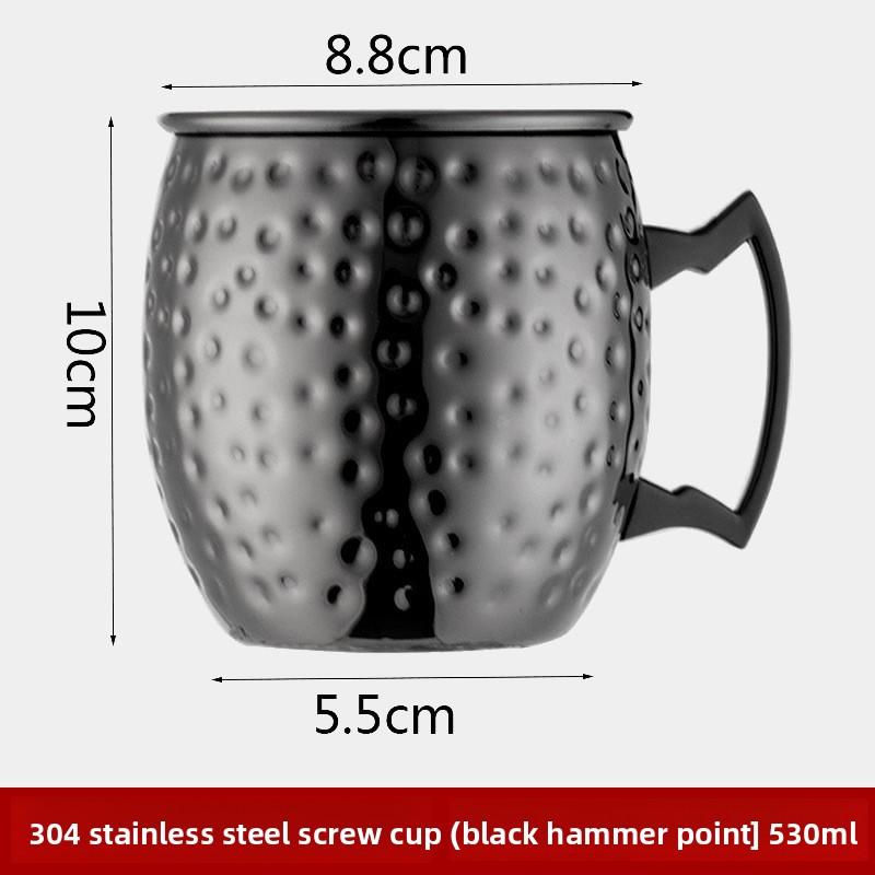 Cocktail Wine Cup Moscow Mule Mug Stainless Steel Hammered Copper Plated Beer Cup Coffee Bar tools Drinkware for Ramadan 500ml чёрный
Cocktail Wine Cup Moscow Mule Mug Stainless Steel Hammered Copper Plated Beer Cup Coffee Bar tools Drinkware for Ramadan 500ml чёрный