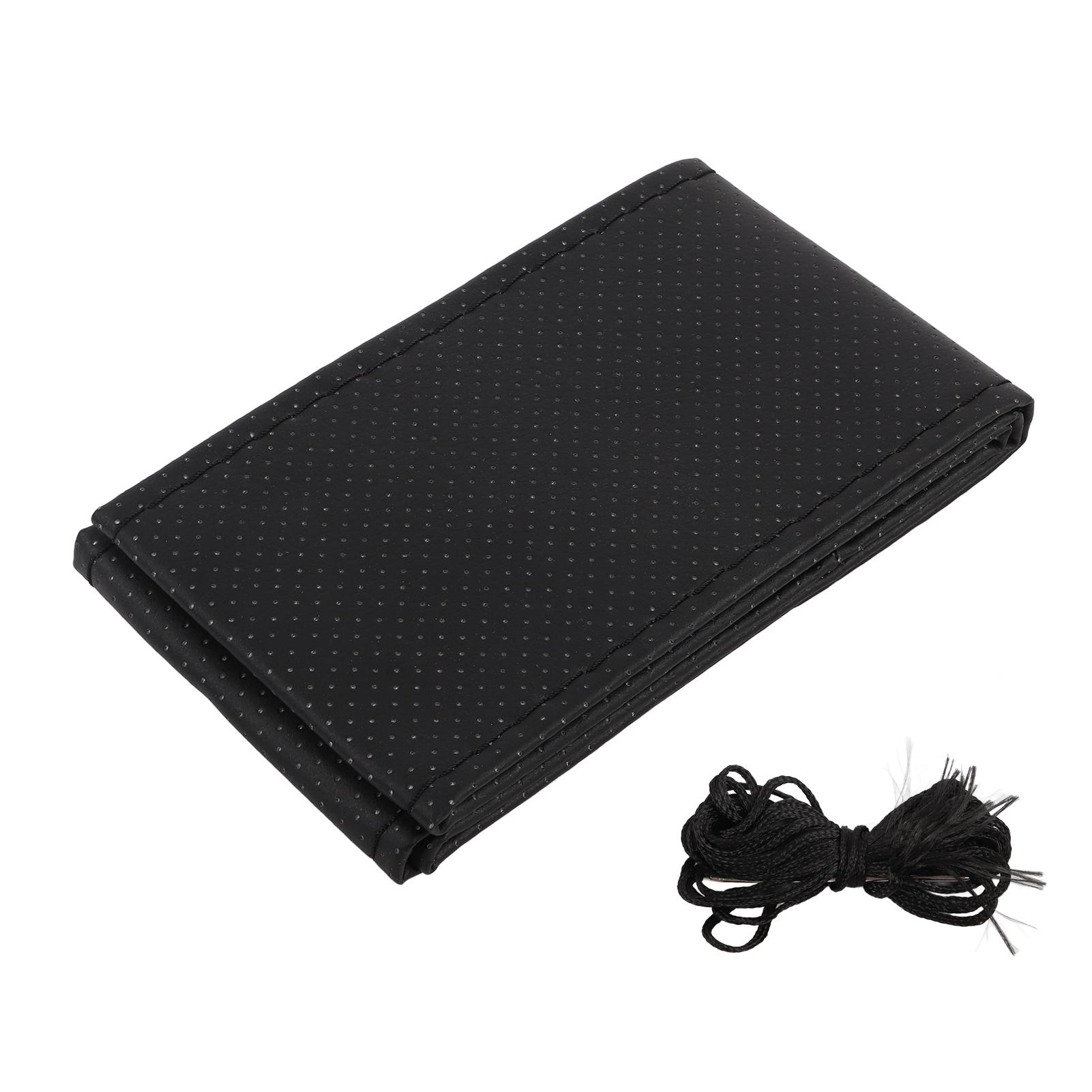 Оплетка на руль со швом, с иглой и ниткой, черная, сделай сам, ручная работа, чехол для автомобиля, грузовика
Оплетка на руль со швом, с иглой и ниткой, черная, сделай сам, ручная работа, чехол для автомобиля, грузовика