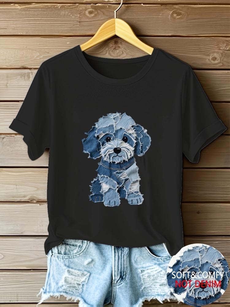 Camiseta informal de Unisexga corta para mujer camiseta cómoda con estampado de perro bonito cuello redondo lavable a máquina 4XL
Camiseta informal de Unisexga corta para mujer camiseta cómoda con estampado de perro bonito cuello redondo lavable a máquina 4XL