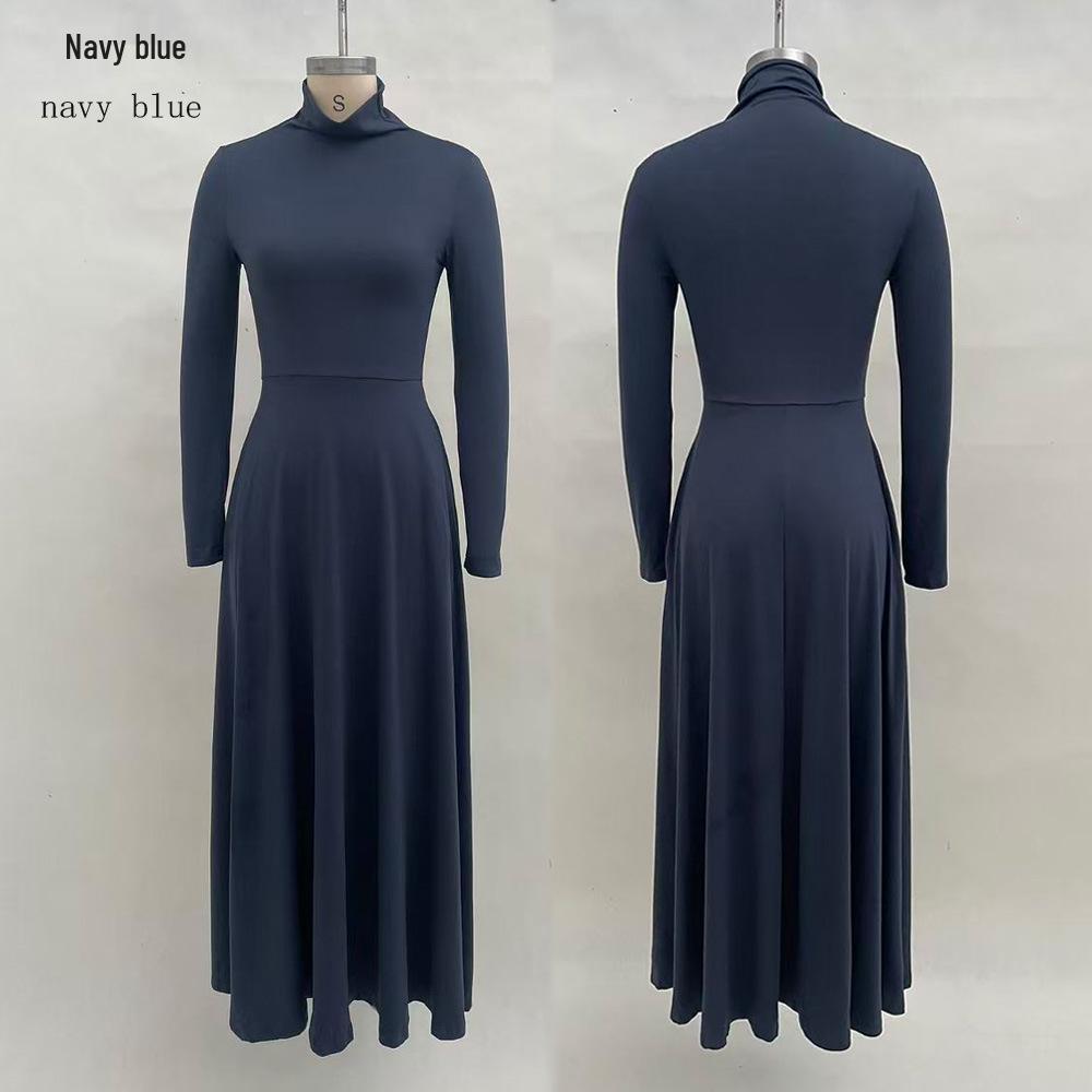 Women s Slimming High Neck Long Sleeve Dress with Waist-cinching and Wide Hem for Autumn/Winter 2025 L
Women s Slimming High Neck Long Sleeve Dress with Waist-cinching and Wide Hem for Autumn/Winter 2025 L