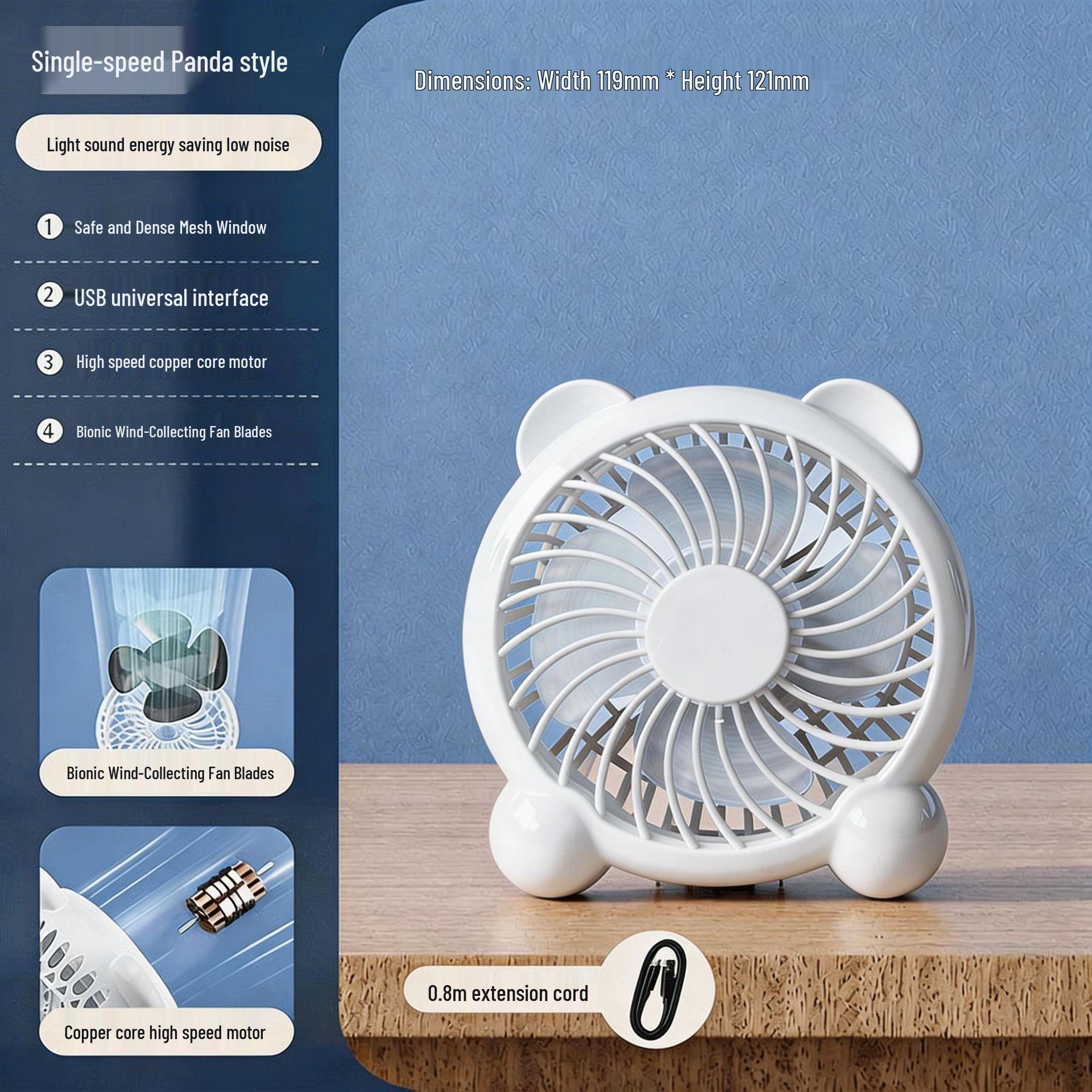 Portable USB Silent Electric Fan for Home, Office, Dorm, or Outdoor Use 4 Inch
Portable USB Silent Electric Fan for Home, Office, Dorm, or Outdoor Use 4 Inch