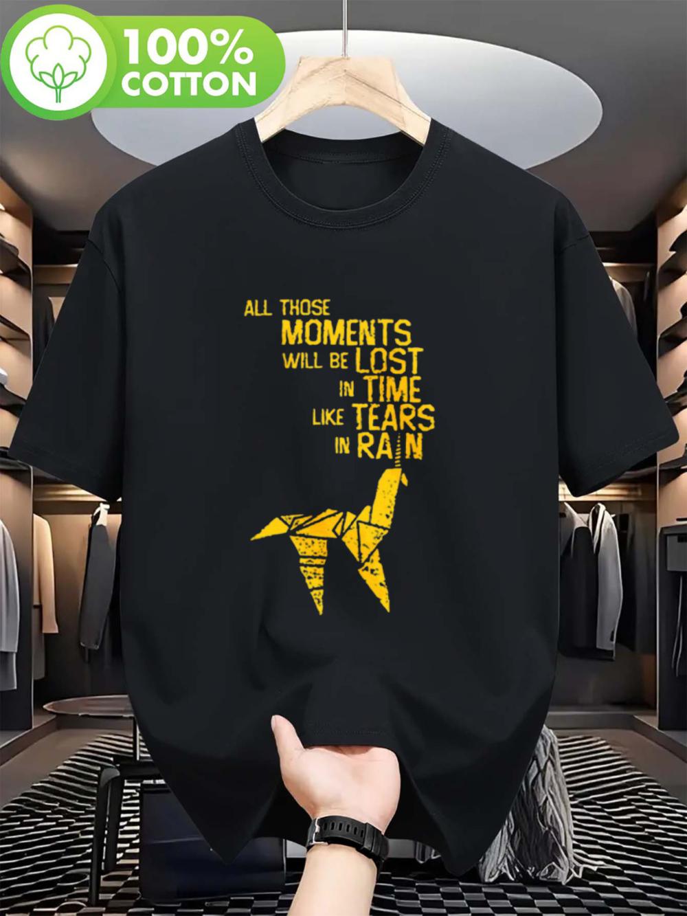 Blade Runner: Tears in The Rain T-shirt Summer Streetwear Casual Style Regular Version, Printed Pattern, Suitable for Men 5XL різнокольоровий
Blade Runner: Tears in The Rain T-shirt Summer Streetwear Casual Style Regular Version, Printed Pattern, Suitable for Men 5XL різнокольоровий