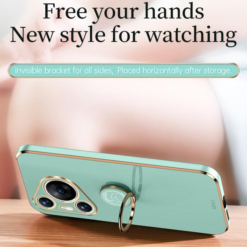 XINLI For Huawei Pura 70 Pro Case Electroplating Kickstand TPU Phone Cover Cyan
XINLI For Huawei Pura 70 Pro Case Electroplating Kickstand TPU Phone Cover Cyan