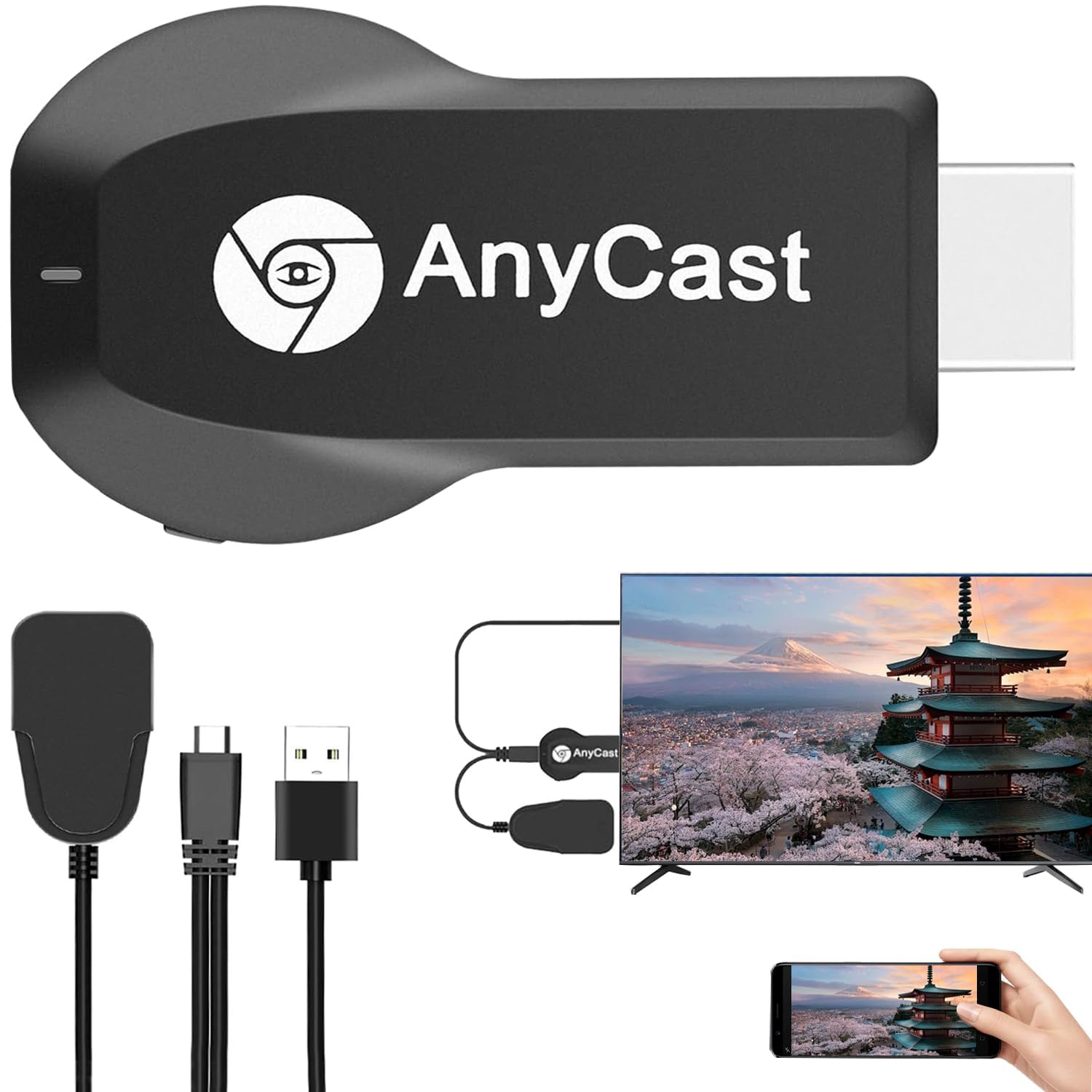 xunbida HDMI Mirror Cast Latest Wireless Mirroring Watch your phone screen on TV 4K HD 1080p Smartphone Anycast Mirror your phone screen on TV Watch
xunbida HDMI Mirror Cast Latest Wireless Mirroring Watch your phone screen on TV 4K HD 1080p Smartphone Anycast Mirror your phone screen on TV Watch