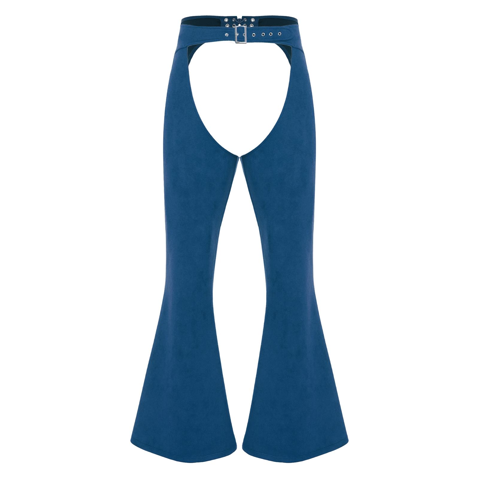 Чоловічі вінтажні штани зі штучної замші, регульована талія, ажурний дизайн, ковбойський байкерський стиль, широкі штанини, штани для верхової їзди S синій
Чоловічі вінтажні штани зі штучної замші, регульована талія, ажурний дизайн, ковбойський байкерський стиль, широкі штанини, штани для верхової їзди S синій