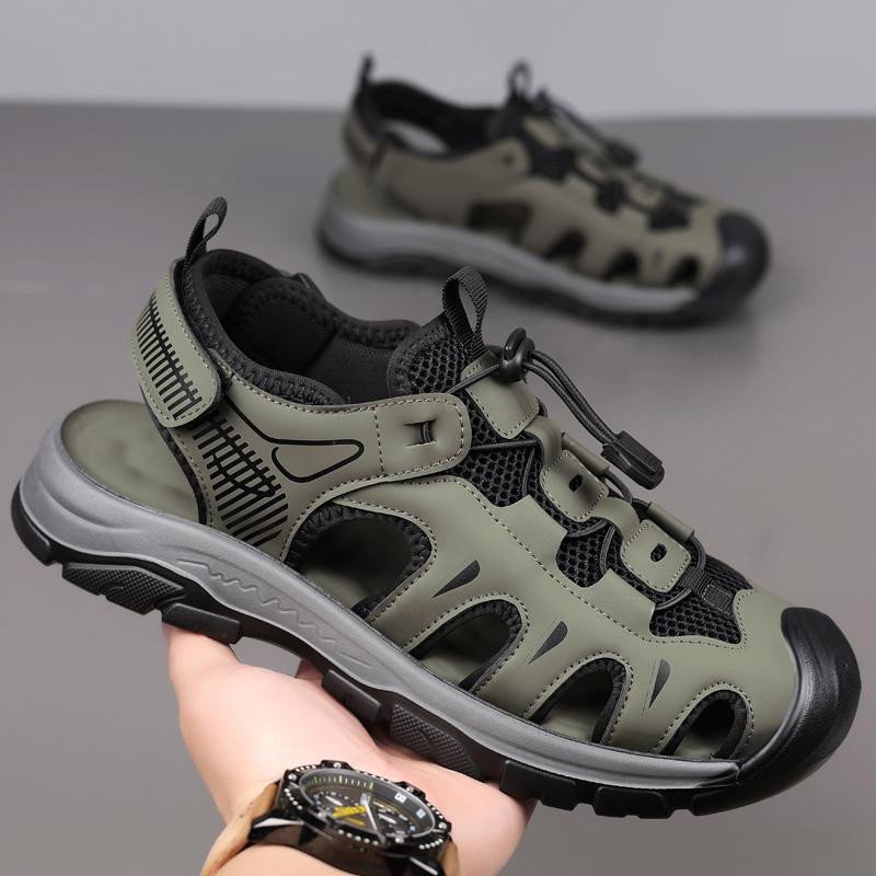 Water-Resistant Men s Sandals Leather Buckle Outdoor Shoes breathable Sole for Beach/Hiking/Travel Men sneakers 44 зелений
Water-Resistant Men s Sandals Leather Buckle Outdoor Shoes breathable Sole for Beach/Hiking/Travel Men sneakers 44 зелений