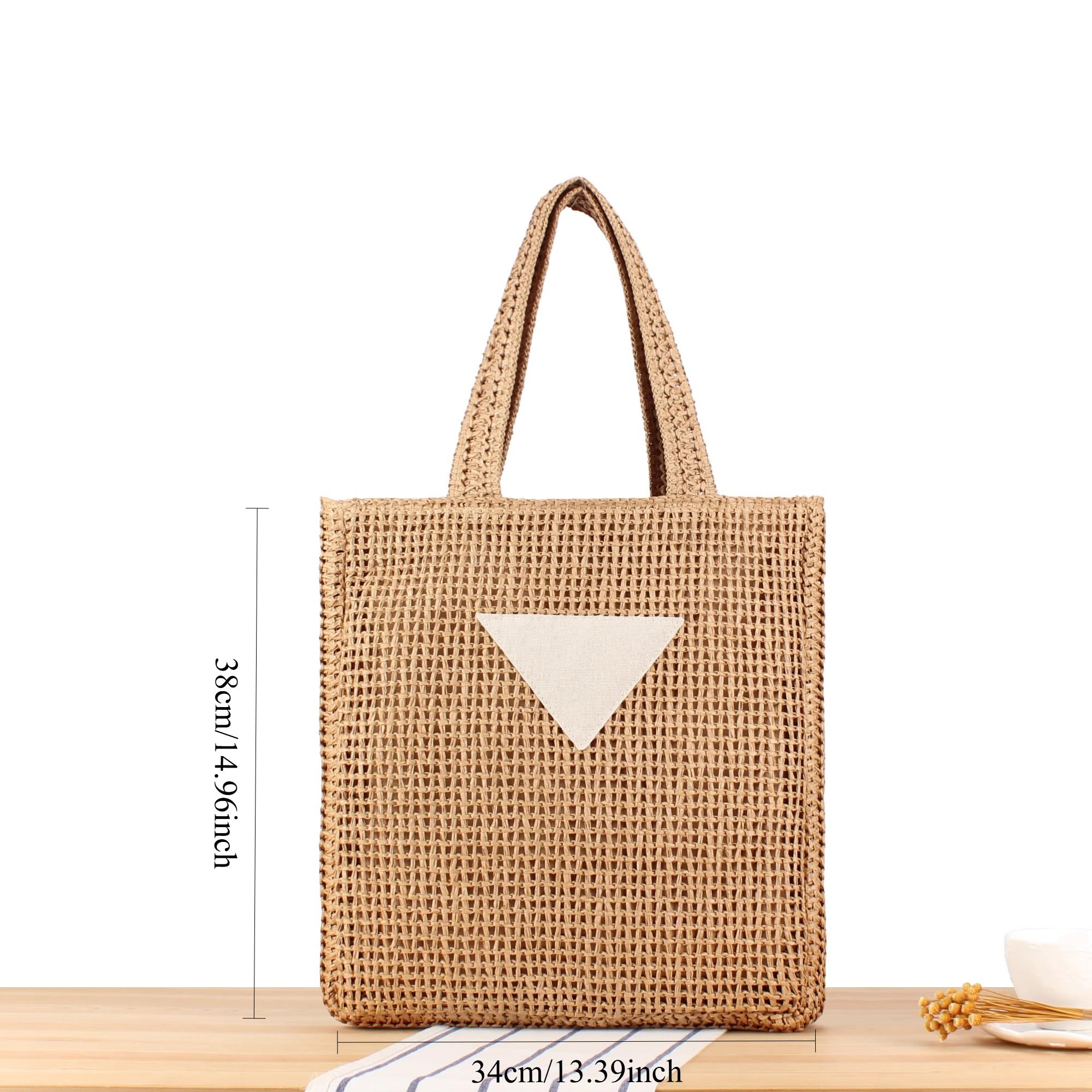 Women Woven Shoulder Bag Large Capacity Casual Tote Purse Beach Vacati Handbag
Women Woven Shoulder Bag Large Capacity Casual Tote Purse Beach Vacati Handbag