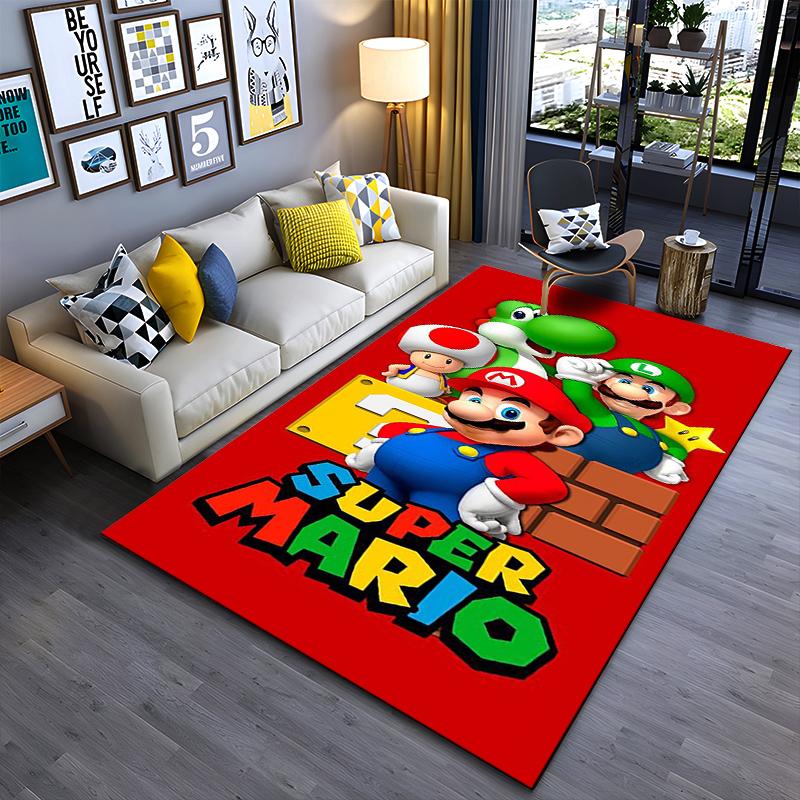 Super Mario flannel carpet, machine washable, non-slip, suitable for living room and bedroom home decoration 40x60cm( 15x23in )
Super Mario flannel carpet, machine washable, non-slip, suitable for living room and bedroom home decoration 40x60cm( 15x23in )