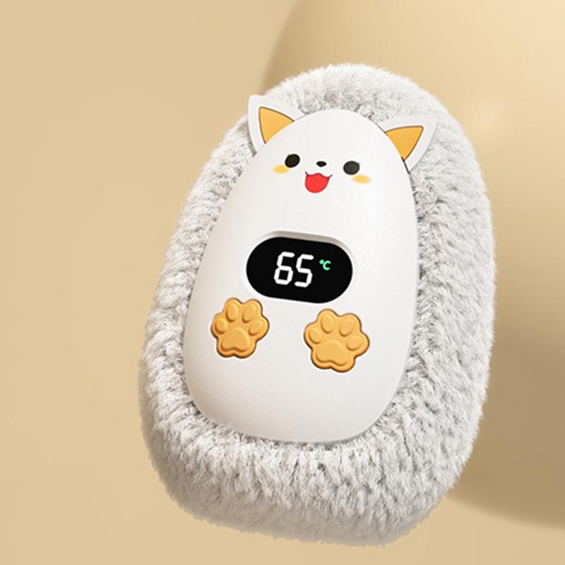 Animal Hand Warmer USB Rechargeable Winter Hand Warmer Lovely Plush Warming Tool Smart Digital Display Hand Heater For Women білий
Animal Hand Warmer USB Rechargeable Winter Hand Warmer Lovely Plush Warming Tool Smart Digital Display Hand Heater For Women білий