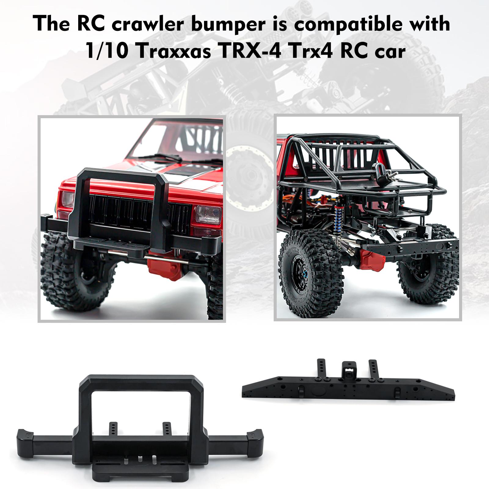 Front Bumper Rear Bumper Sets RC Crawler Bumper Aluminum Alloy Bumper Compatible with 1Celsius10 -4 4 RC Car
Front Bumper Rear Bumper Sets RC Crawler Bumper Aluminum Alloy Bumper Compatible with 1Celsius10 -4 4 RC Car