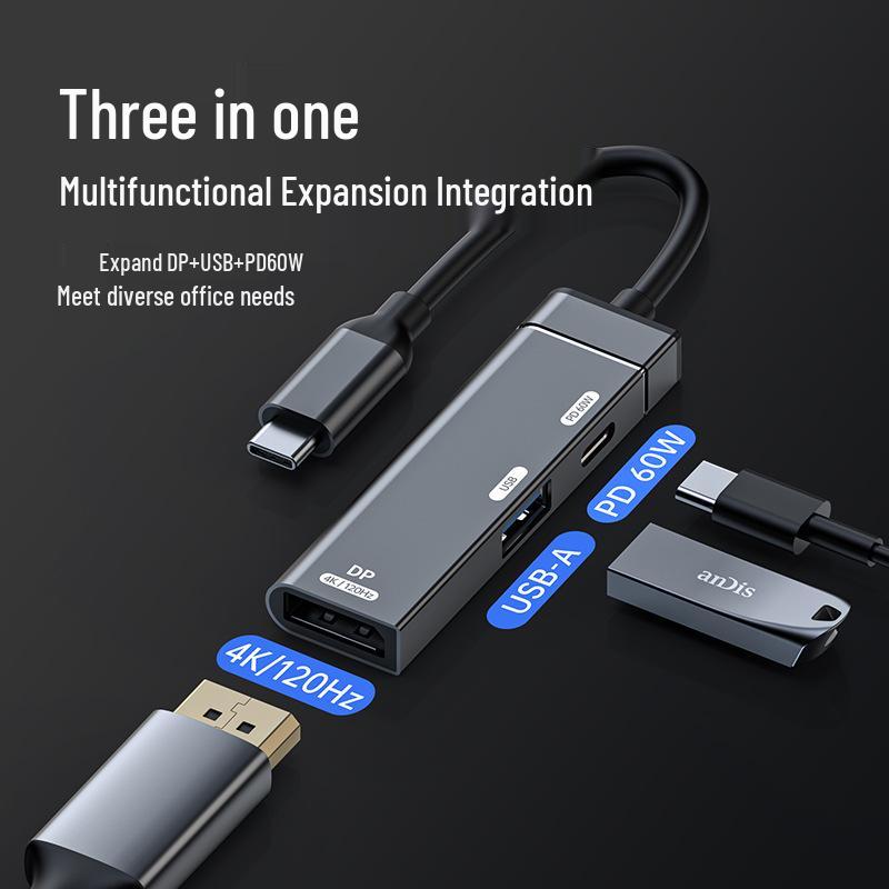 4K 120Hz Type-C Hub: Phone & Computer Screen Mirroring, PD 60W Fast Charging, OTG Adapter
4K 120Hz Type-C Hub: Phone & Computer Screen Mirroring, PD 60W Fast Charging, OTG Adapter