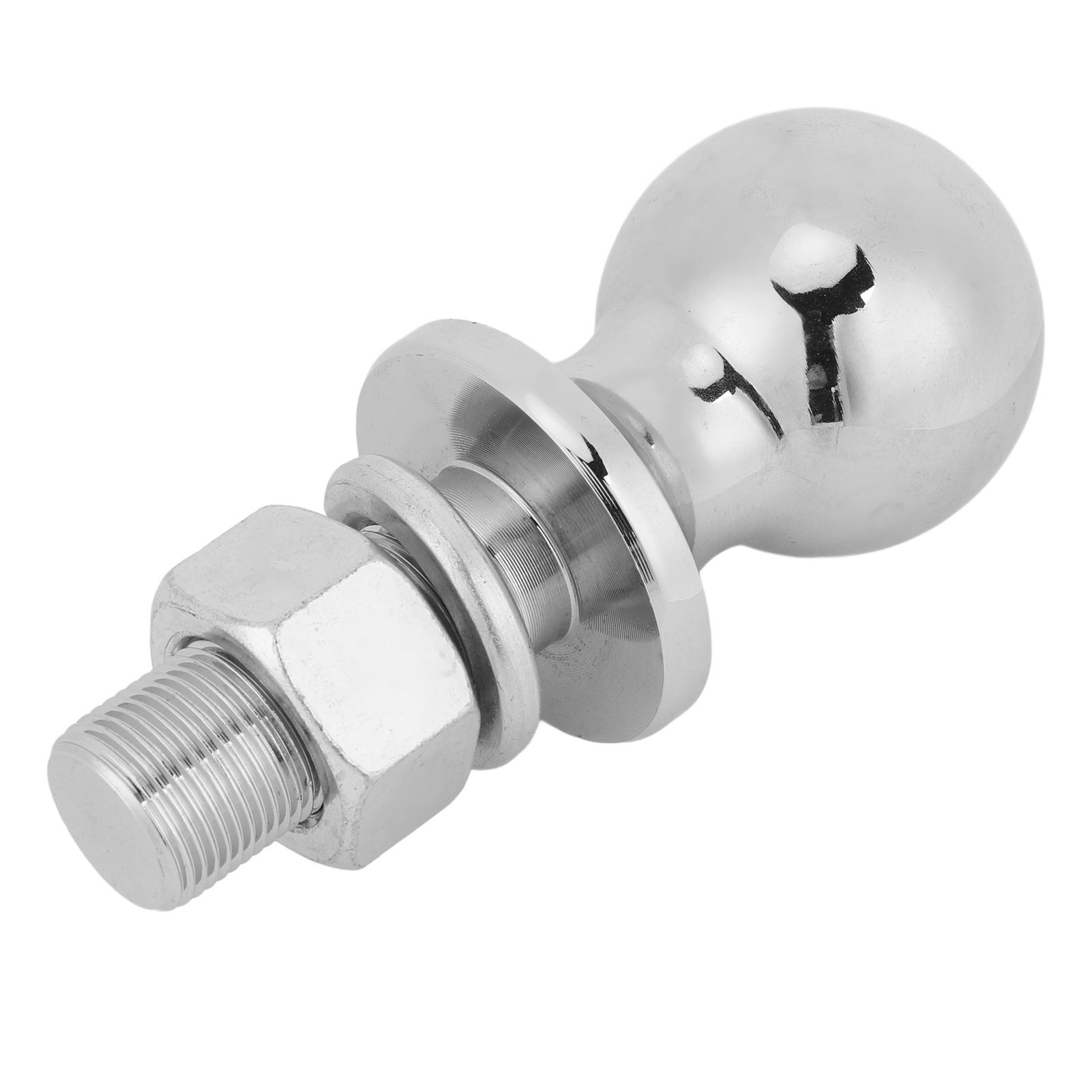 Chrome Trailer Hitch Ball 2 Inches Diameter 7500LBS Rated Towing Capacity with 2 1 8 X 1 Inches Shank for Boat Trailer
Chrome Trailer Hitch Ball 2 Inches Diameter 7500LBS Rated Towing Capacity with 2 1 8 X 1 Inches Shank for Boat Trailer