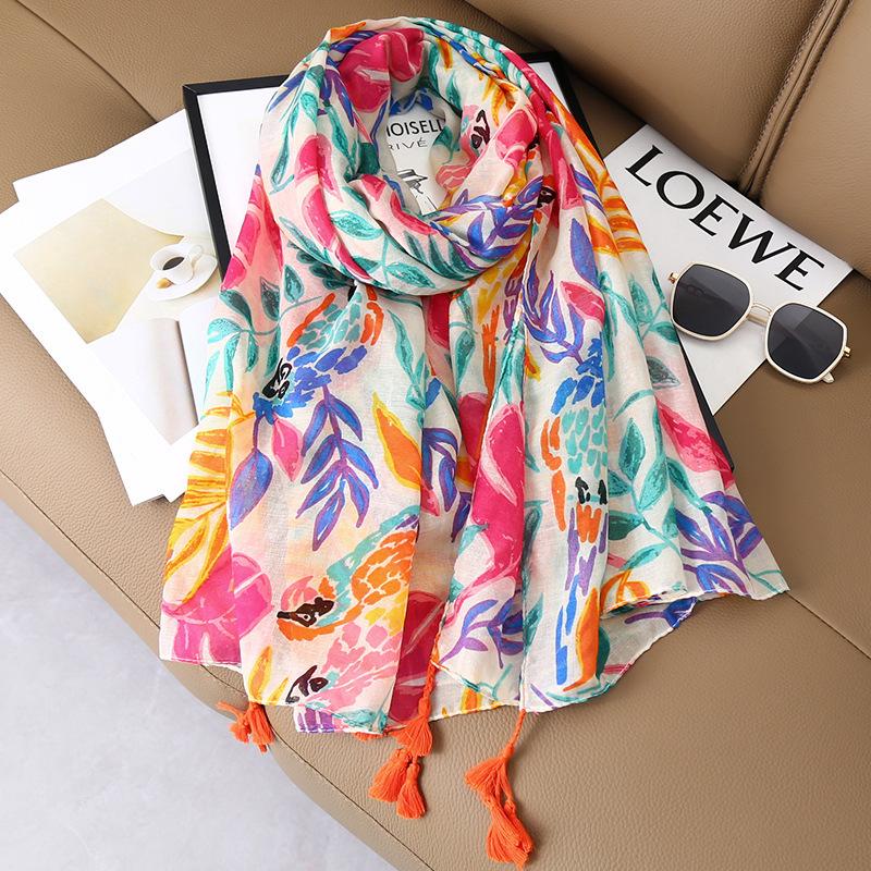 2024 Designer Brand Women Scarf Bohemia Print Lady Shawls Cotton Feeling Soft Oversize Hijabs Neck Headband Tassel Foulard
2024 Designer Brand Women Scarf Bohemia Print Lady Shawls Cotton Feeling Soft Oversize Hijabs Neck Headband Tassel Foulard