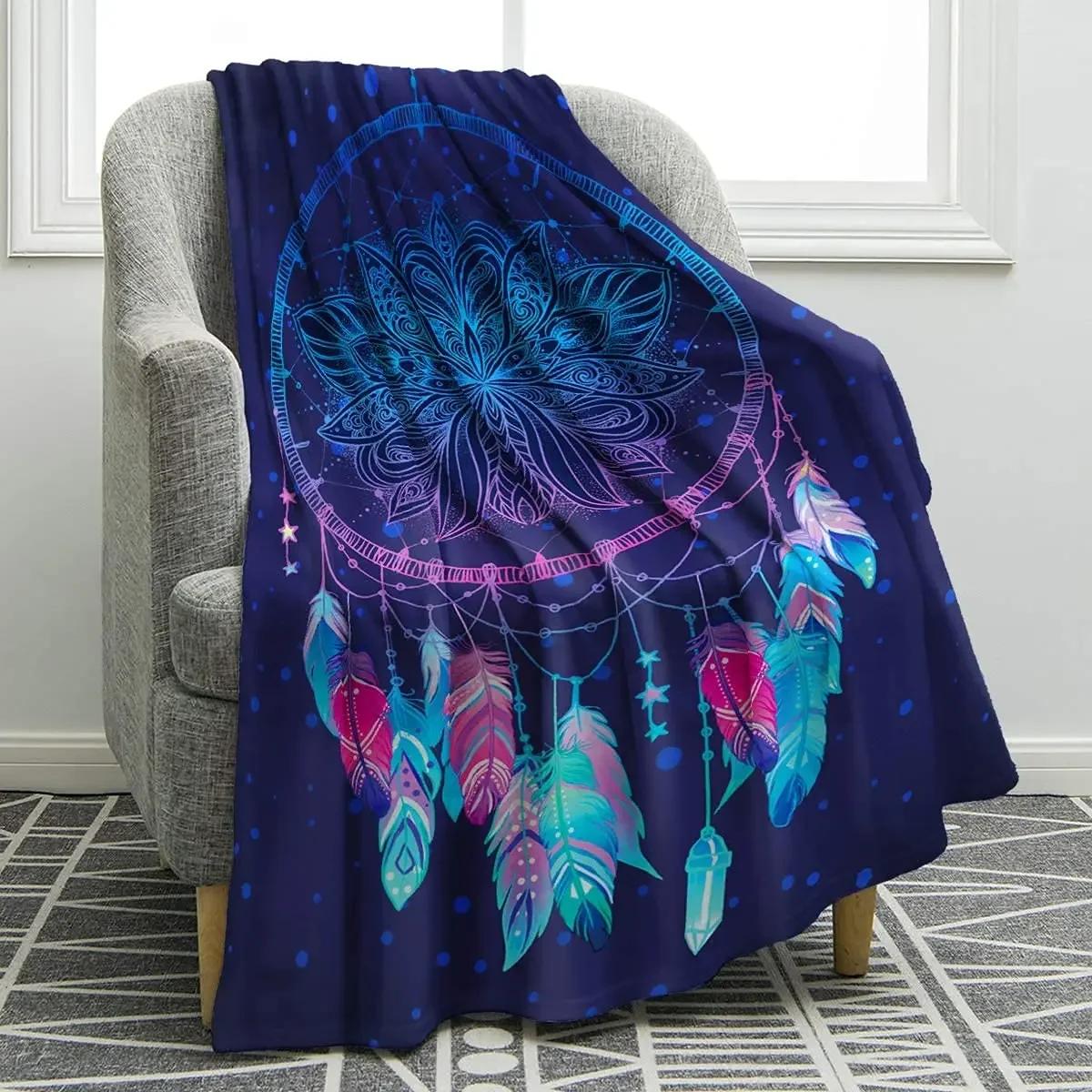 Dream Catcher Throw Blanket Print Blanket Lightweight Fruits Leaves Decorative Blanket Perfect for Couch Sofa King Queen Size 80x120cm
Dream Catcher Throw Blanket Print Blanket Lightweight Fruits Leaves Decorative Blanket Perfect for Couch Sofa King Queen Size 80x120cm