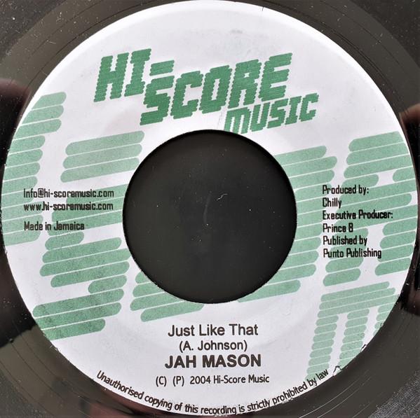 7-дюймовая пластинка JAH MASON / UTAN GREEN - Just Like That / It Is Love NONE Hi-Score Music 2004 Ямайка Регги, Ска и Даб Б/у
7-дюймовая пластинка JAH MASON / UTAN GREEN - Just Like That / It Is Love NONE Hi-Score Music 2004 Ямайка Регги, Ска и Даб Б/у