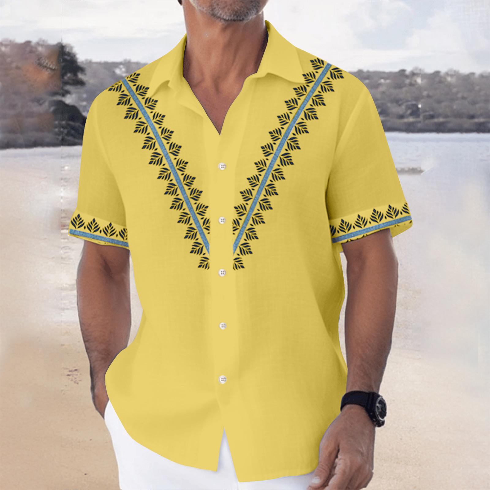 Гавайская рубашка для мужчин, мужские винтажные рубашки для боулинга на пуговицах, летняя пляжная рубашка с коротким рукавом XL жёлтый
Гавайская рубашка для мужчин, мужские винтажные рубашки для боулинга на пуговицах, летняя пляжная рубашка с коротким рукавом XL жёлтый
