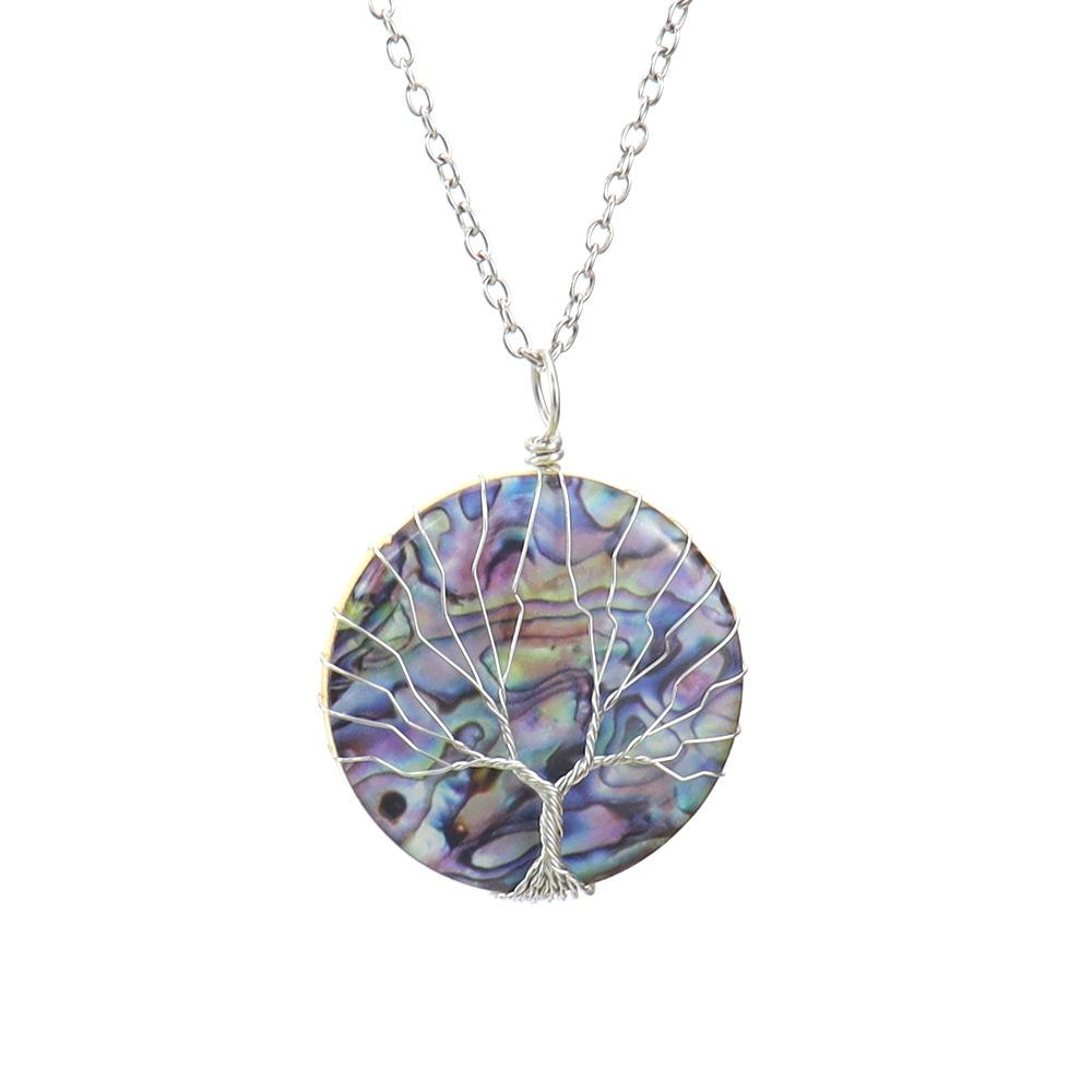 Hand-Wound Synthetic Abalone Shell Disc Moon Exquisite Pendant Necklace Couple Necklace N595
Hand-Wound Synthetic Abalone Shell Disc Moon Exquisite Pendant Necklace Couple Necklace N595