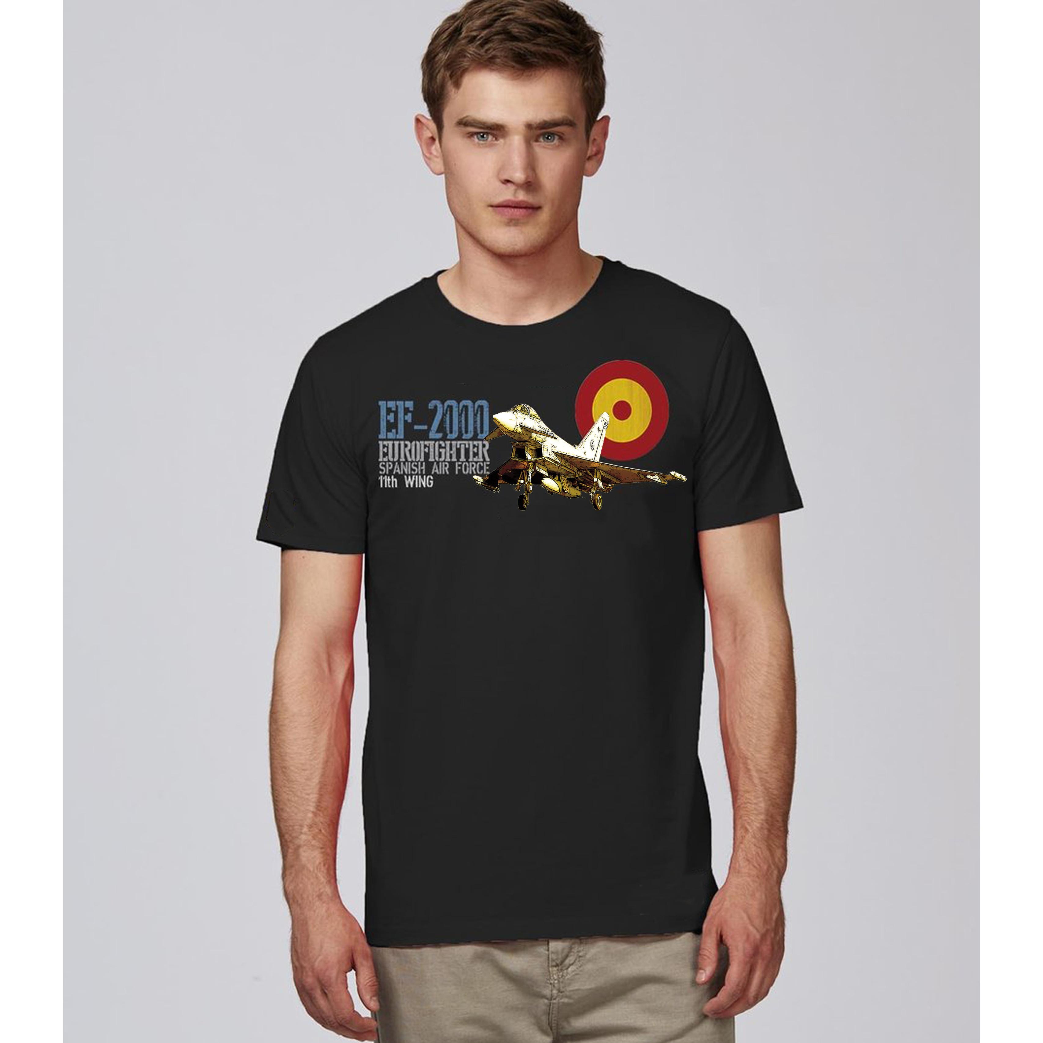 Spanish Air Force 11 Wing EF-2000 Eurofighter Military Men T-Shirt Short Sleeve Casual Cotton O-Neck Summer T Shirts 4XL
Spanish Air Force 11 Wing EF-2000 Eurofighter Military Men T-Shirt Short Sleeve Casual Cotton O-Neck Summer T Shirts 4XL