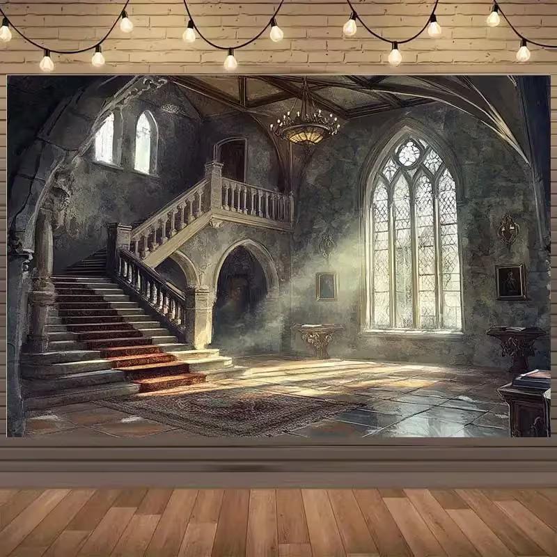 2D Vintage Stone Castle Backdrop Dark Aesthetic Halloween Party Photo Booth Background 47.2x31.5inch/120*80cm
2D Vintage Stone Castle Backdrop Dark Aesthetic Halloween Party Photo Booth Background 47.2x31.5inch/120*80cm