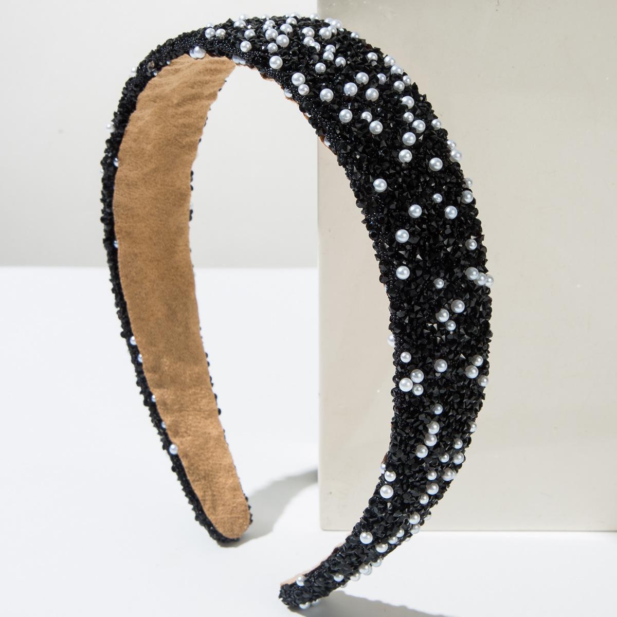 2026 New Color Headband Pearl Full Diamond Korean Super Flash Light Luxury Rhinestone Headband Niche High-end Hair Accessories Women чорний
2026 New Color Headband Pearl Full Diamond Korean Super Flash Light Luxury Rhinestone Headband Niche High-end Hair Accessories Women чорний