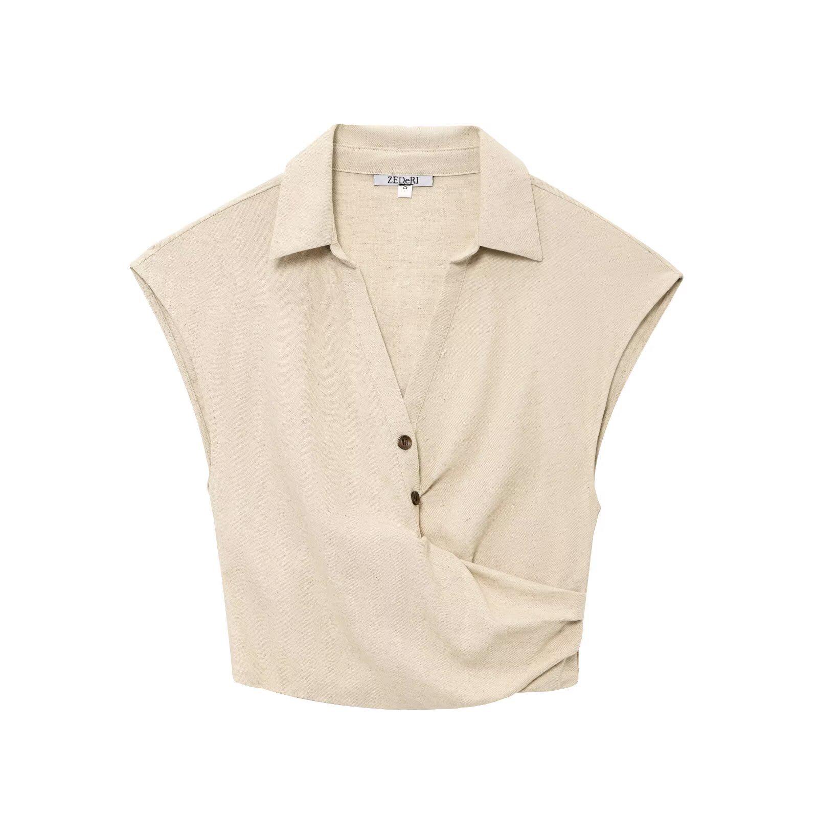 Летний женский льняной костюм 2025: Короткий топ с деталью в виде пряжки и юбка миди L
Летний женский льняной костюм 2025: Короткий топ с деталью в виде пряжки и юбка миди L