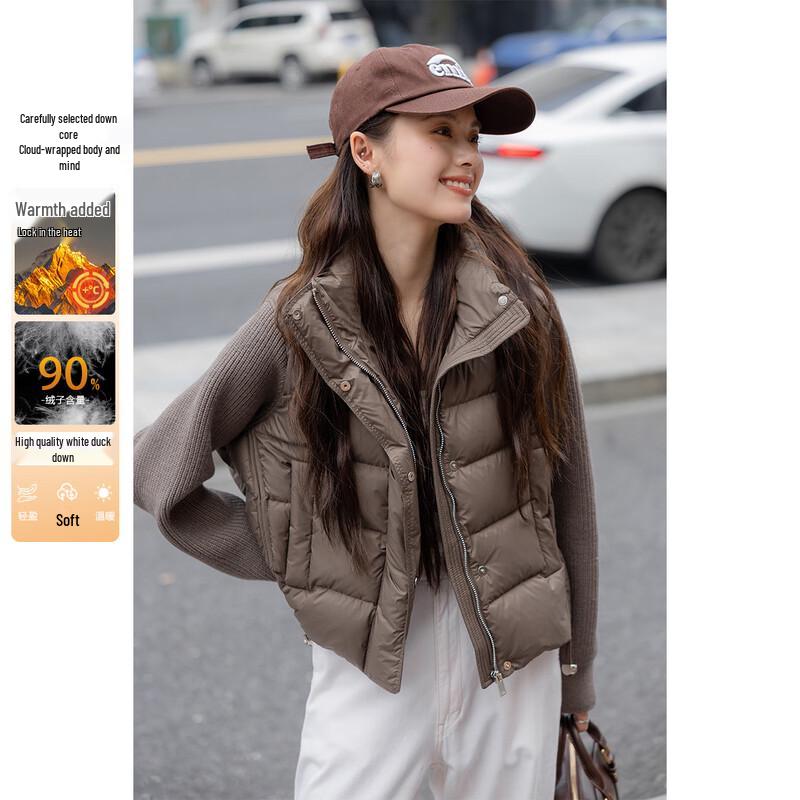 MOKANA Knit Panel Stand Collar Duck Down Jacket S
MOKANA Knit Panel Stand Collar Duck Down Jacket S