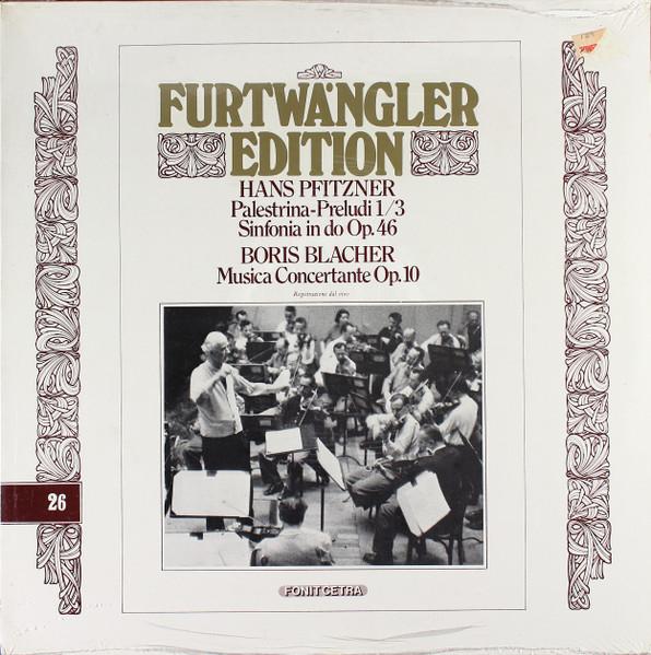 LP Record HANS PFITZNER, BORIS BLACHER, WILHE - Palestina-Preludi 1/3, Sinfonia In FE26 Fonit Cetra 1982 Non Japan Classical Used
LP Record HANS PFITZNER, BORIS BLACHER, WILHE - Palestina-Preludi 1/3, Sinfonia In FE26 Fonit Cetra 1982 Non Japan Classical Used