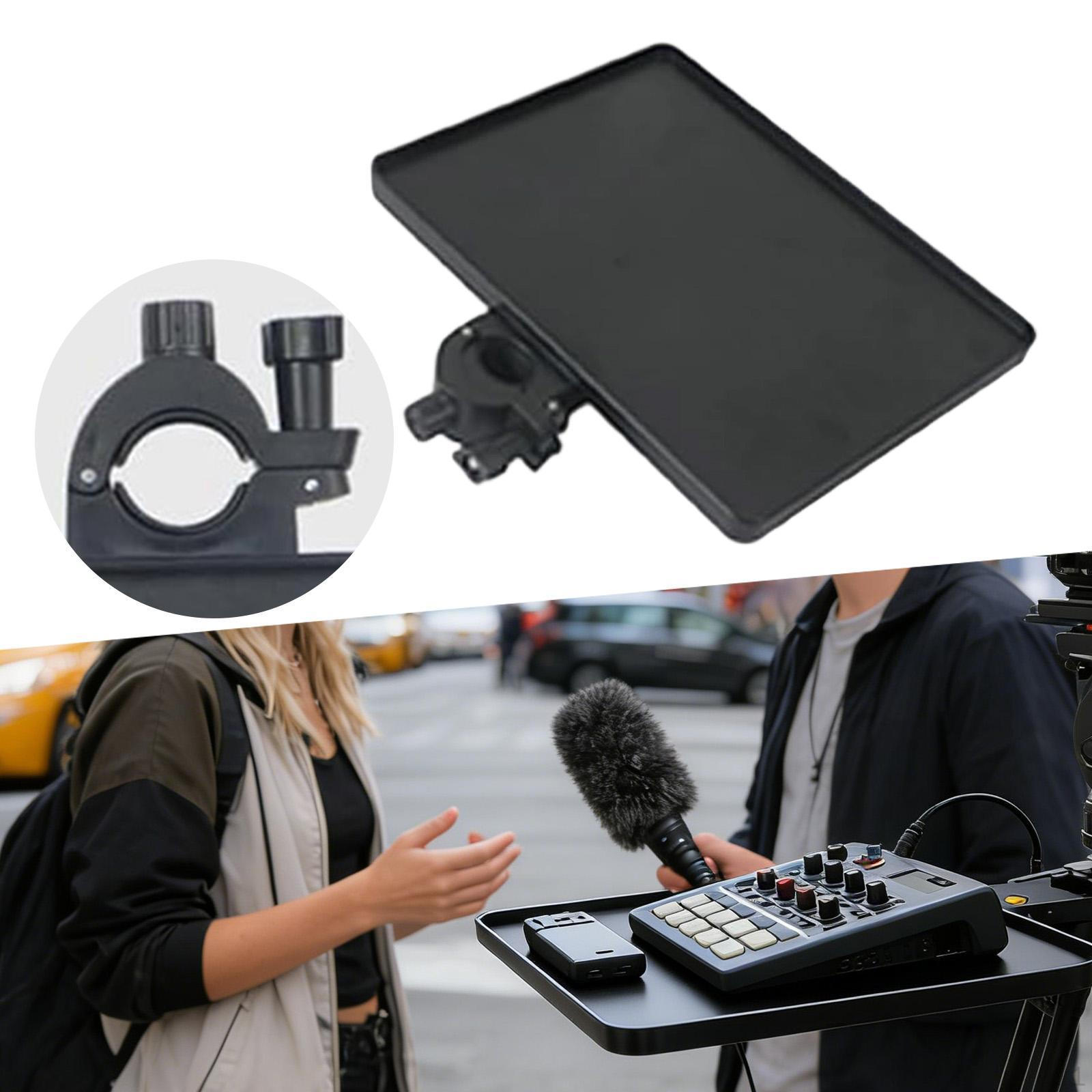 Stand Tray Clamp on Utility Shelf Storage Tripod Table for Cellphones Podcast Concert Stage 20cmx14cmx2cm
Stand Tray Clamp on Utility Shelf Storage Tripod Table for Cellphones Podcast Concert Stage 20cmx14cmx2cm