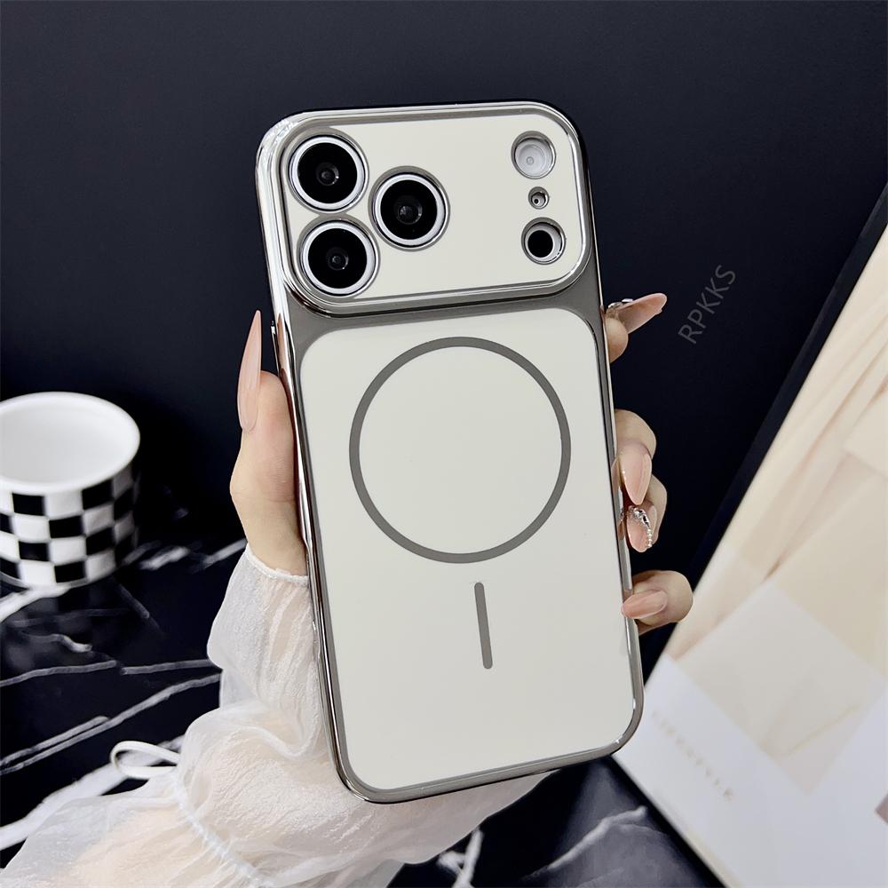 Original For Magsafe Magnetic Soft Plating Frame Phone Case For iPhone 17 16 15 14 13 12 11 Pro Max Hard AG Matte PC Back Cover iPhone17 Pro серебряный
Original For Magsafe Magnetic Soft Plating Frame Phone Case For iPhone 17 16 15 14 13 12 11 Pro Max Hard AG Matte PC Back Cover iPhone17 Pro серебряный
